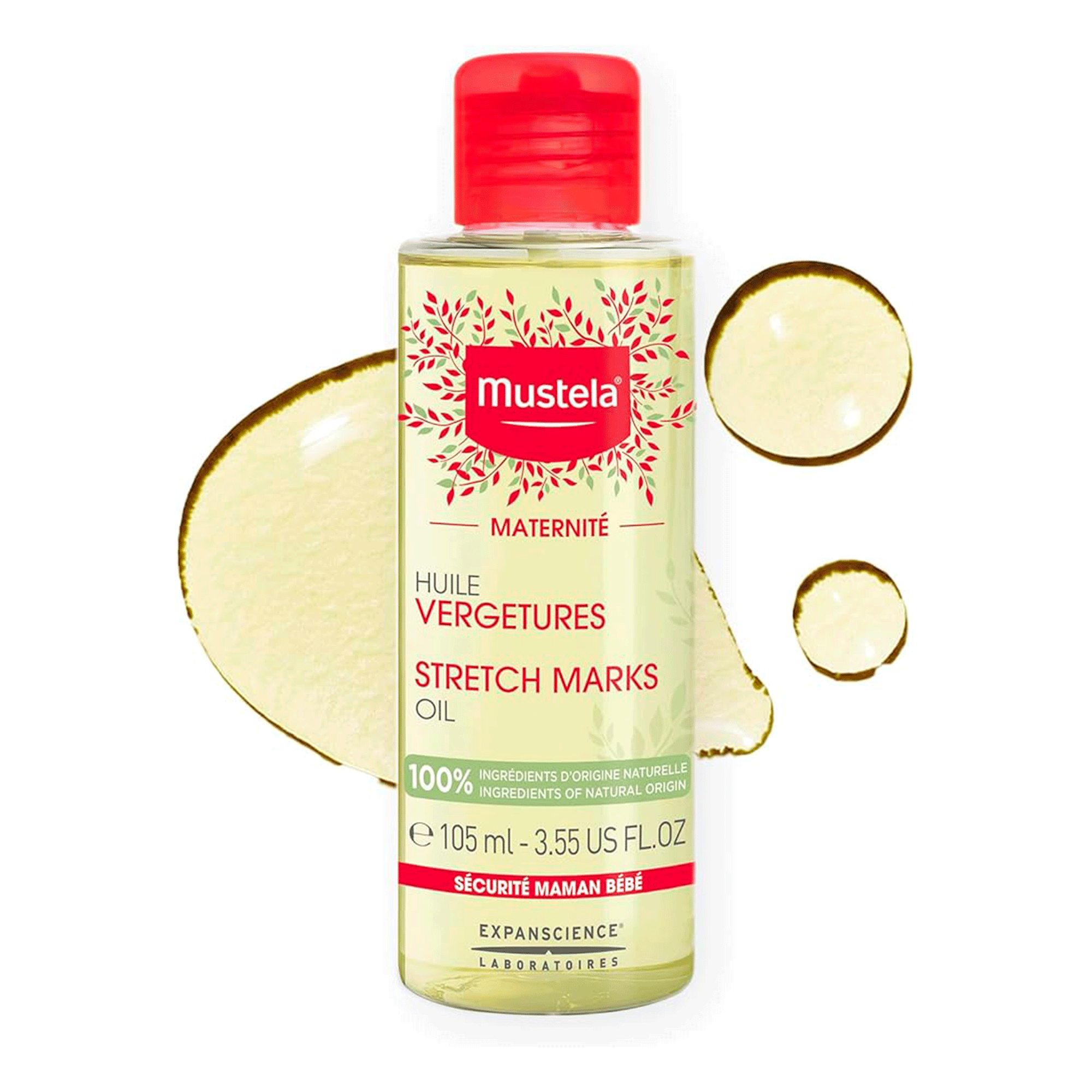 Масло от растяжек непарфюмированное Mustela Maternity Stretch Marks Oil Fragrance Free