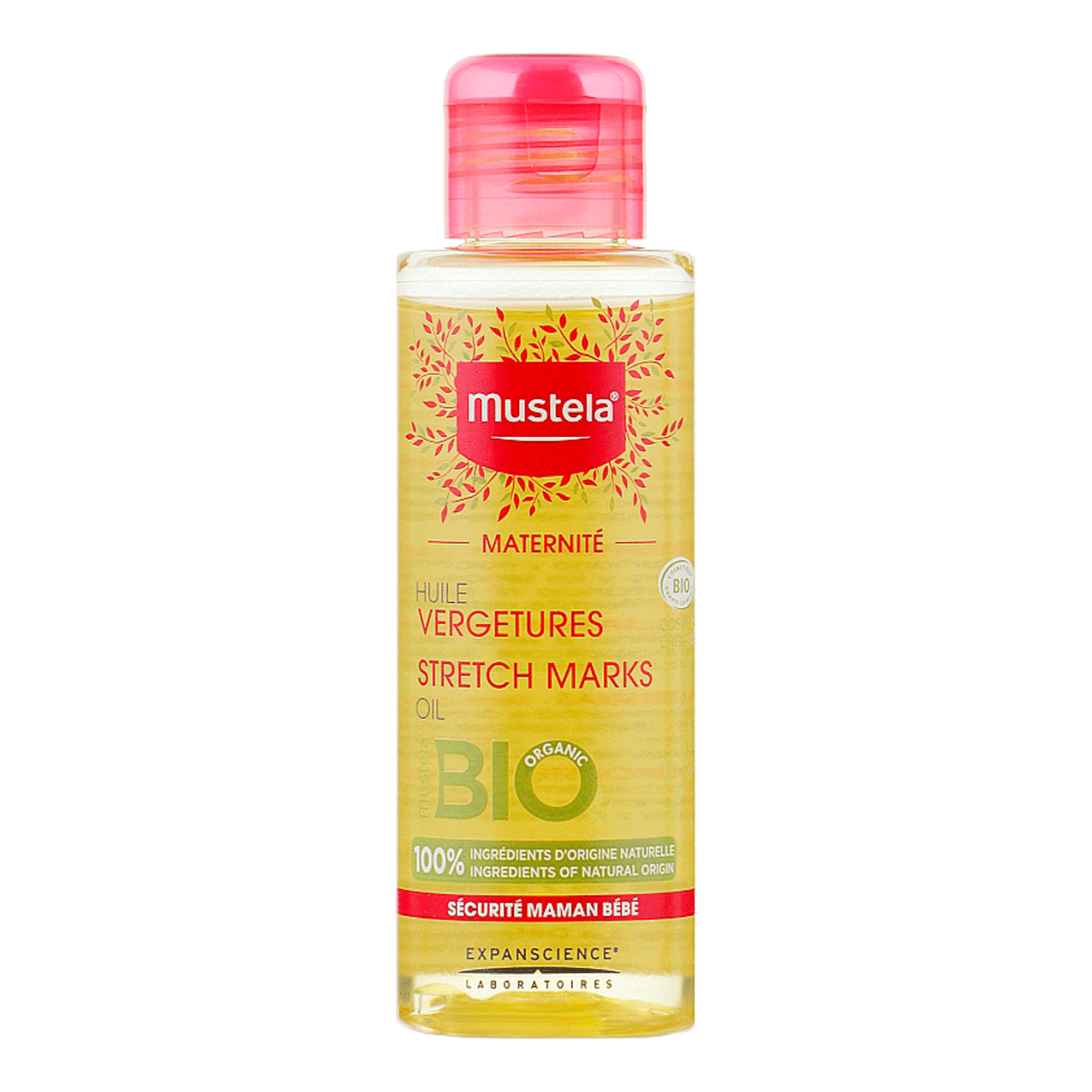 Mustela Масло от растяжек непарфюмированное