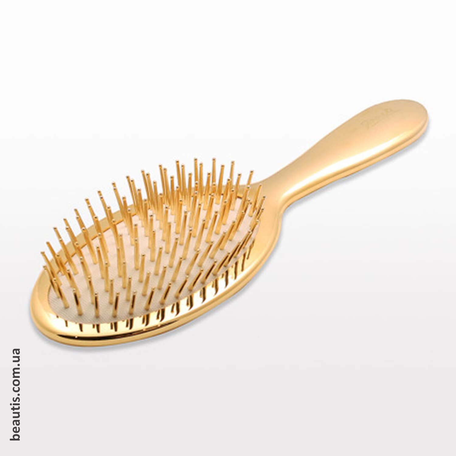 Гребінець золотаво-білий Janeke Superbrush Limited Edition Gold And White