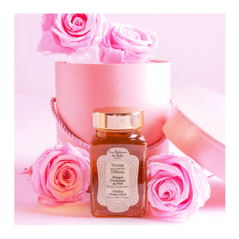 Маска с медом, розой и имбирем La Sultane De Saba Masque Miel Rose Gingembre