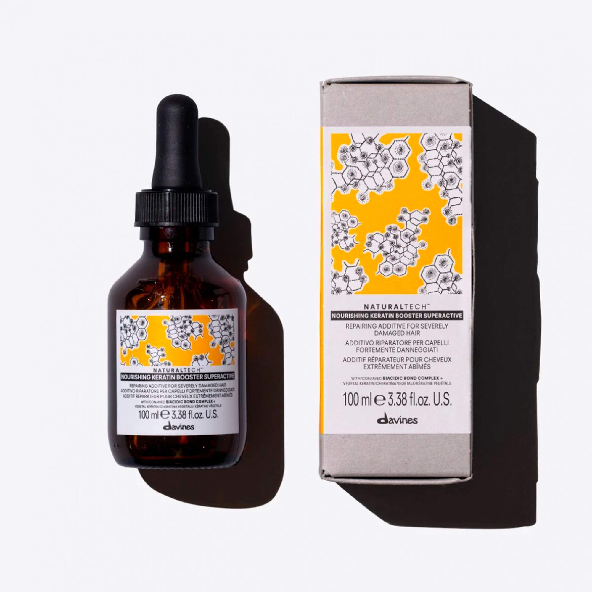Питательный бустер с экстрактом кератина Davines Natural Tech Nourishing Keratin Booster