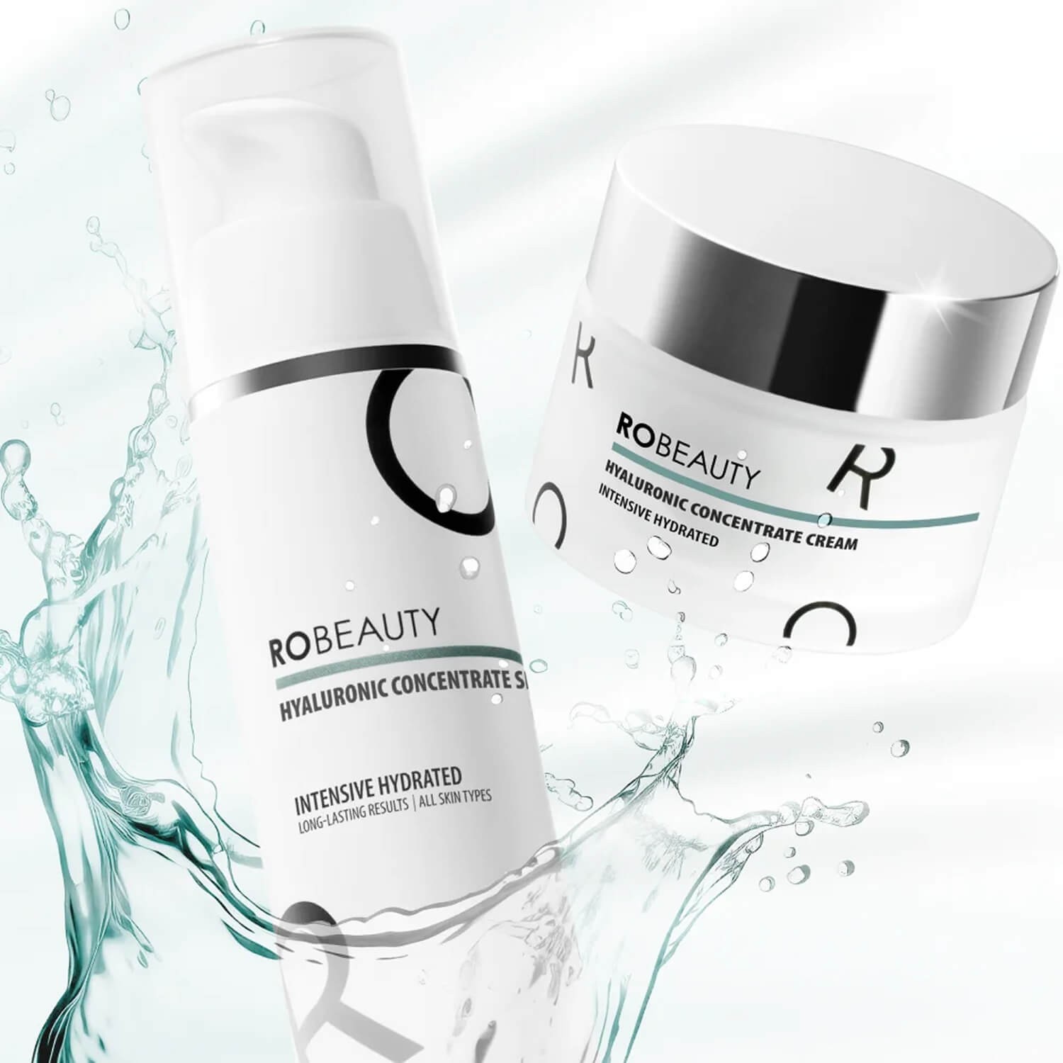 Крем з 4 видами гіалуронової кислоти та пробіотиками Robeauty Me Hyaluronic Concentrate Cream