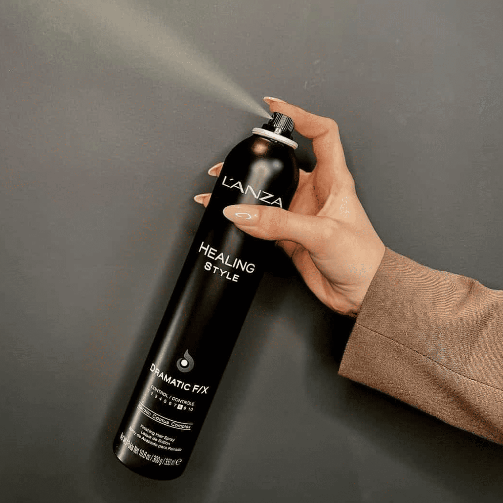 Лак сильной фиксации L’anza Healing Style Dramatic F/X