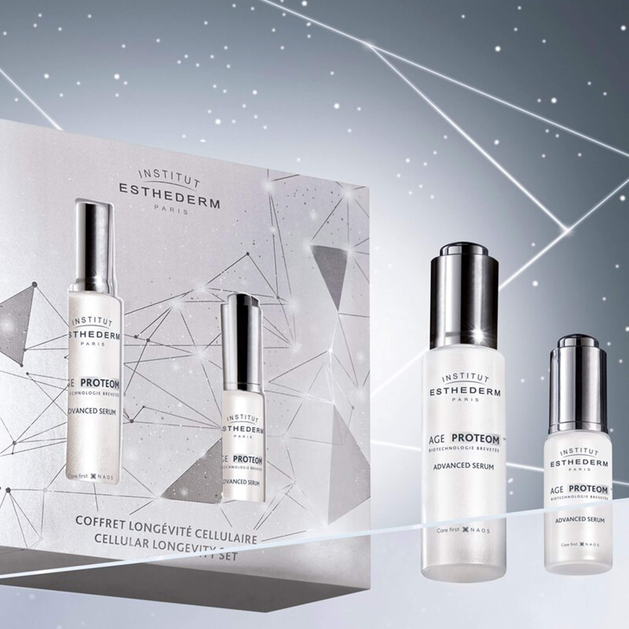 Різдвяний набір Довголіття Institut Esthederm Cellular longevity Age Proteom Set