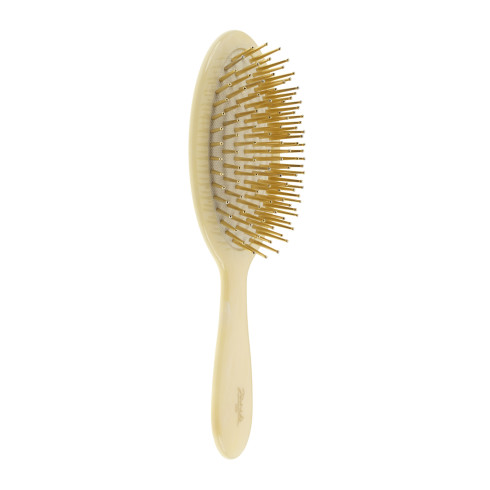 Гребінець слонова кістка Janeke 1830 Hair-Brush Horn Imitation With Gold Pins