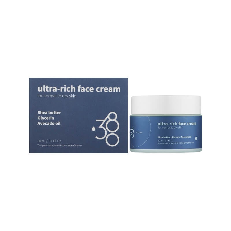 Ультразволожуючий крем для обличчя 380 Skincare Ultra-Rich Face Cream
