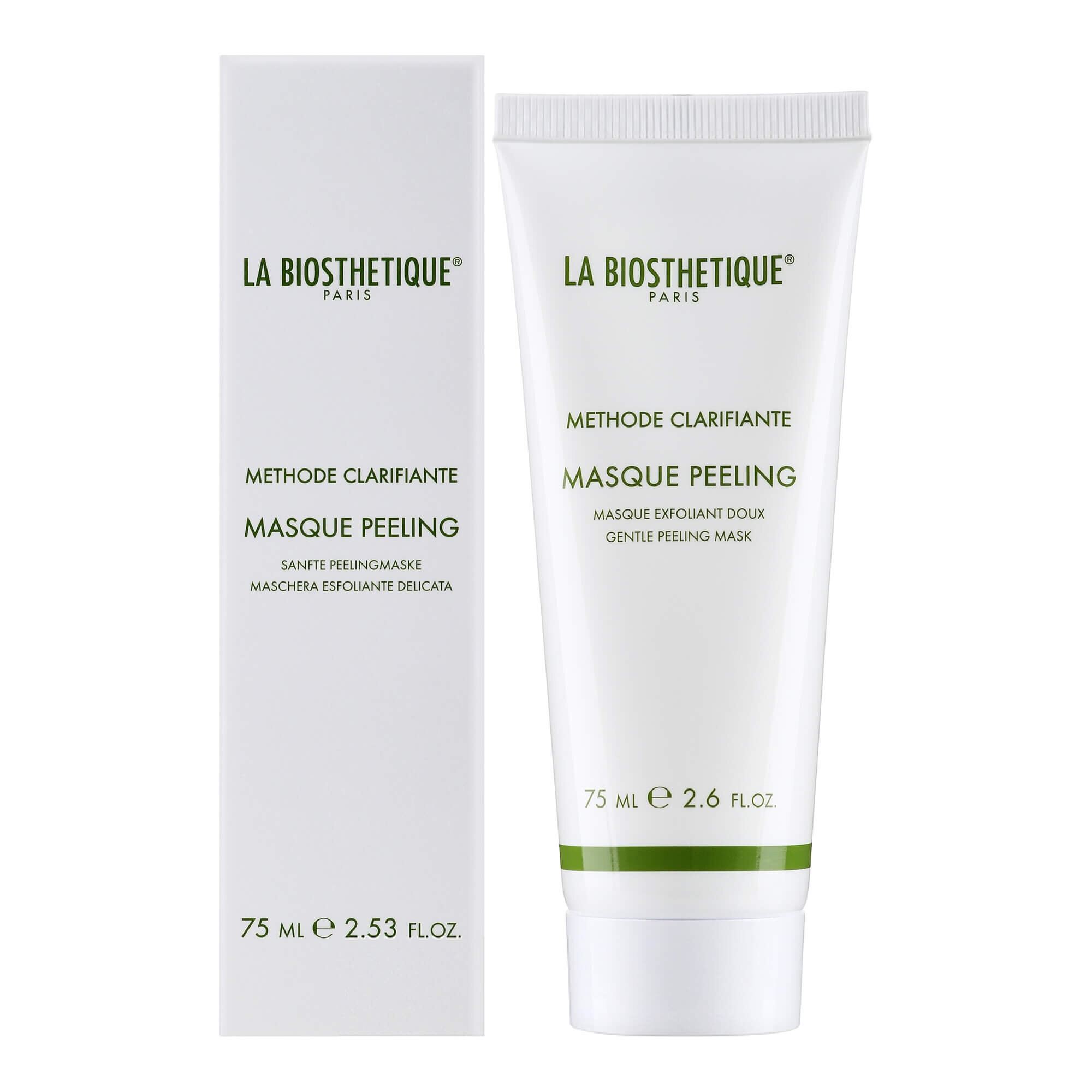 Маска-эксфолиант для глубокого очищения всех типов кожи La Biosthetique Methode Clarifiante Masque Peeling