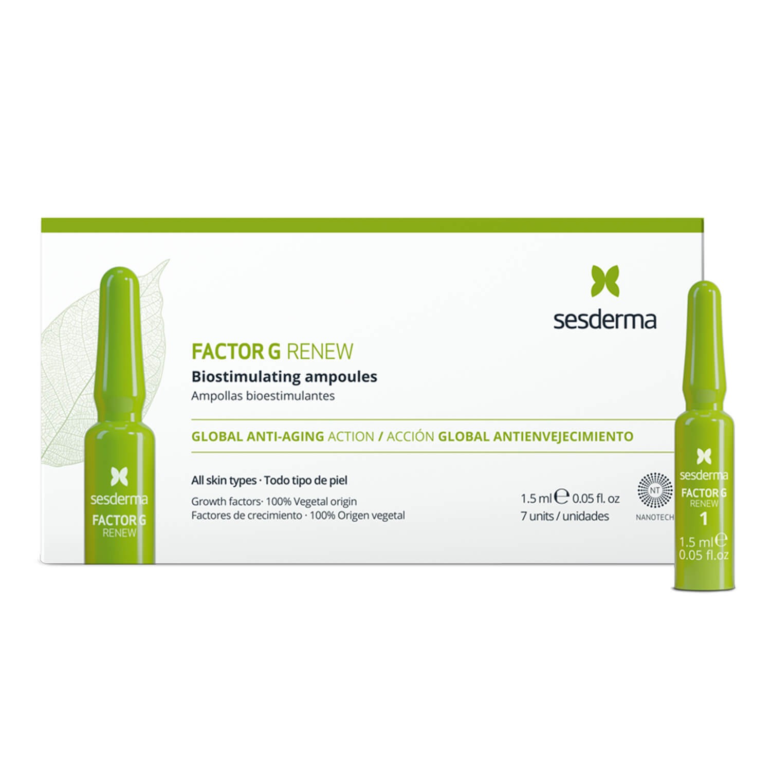 Sesderma Биостимулирующие ампулы-концентрат для лица