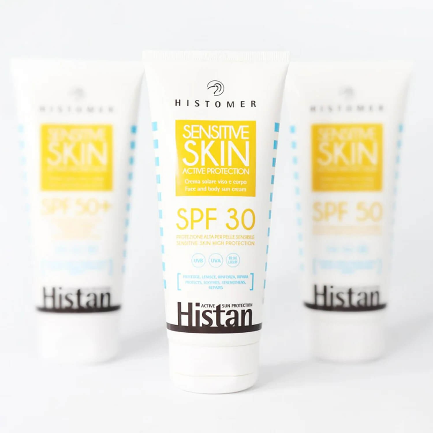 Солнцезащитный крем для лица и тела Histomer Histan Sensitive Skin Active Protection SPF 30 