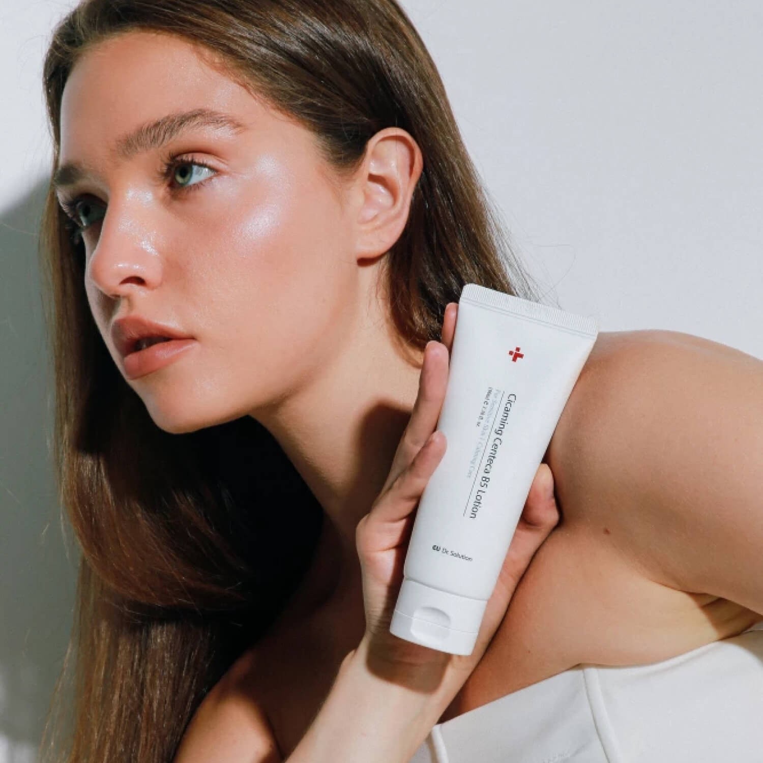 Успокаивающий лосьон для восстановления с центеллой и пантенолом CU Skin Dr. Solution Cicaming Centeca B5 Lotion