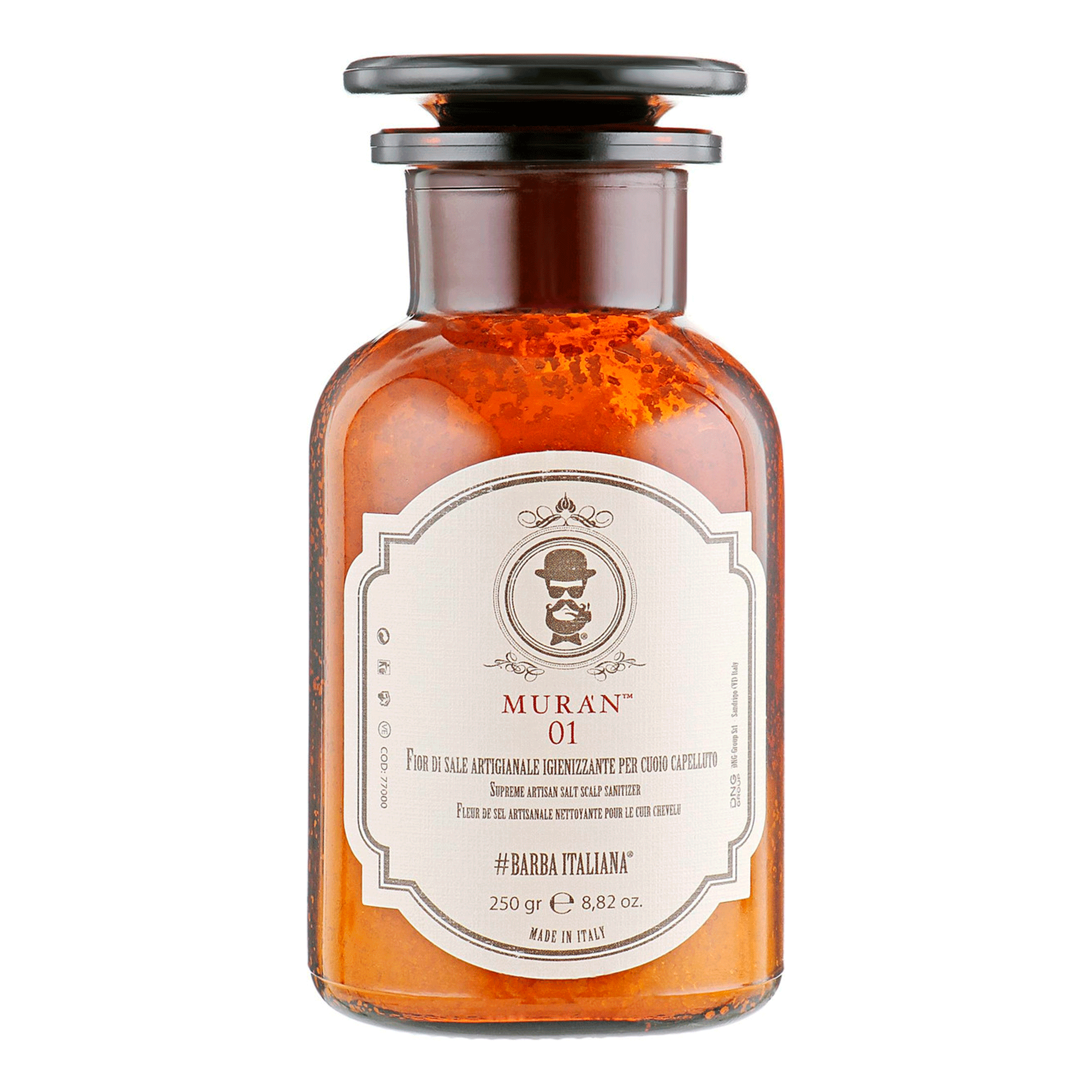 Антисептична сіль для шкіри голови Barba Italiana Muran 01