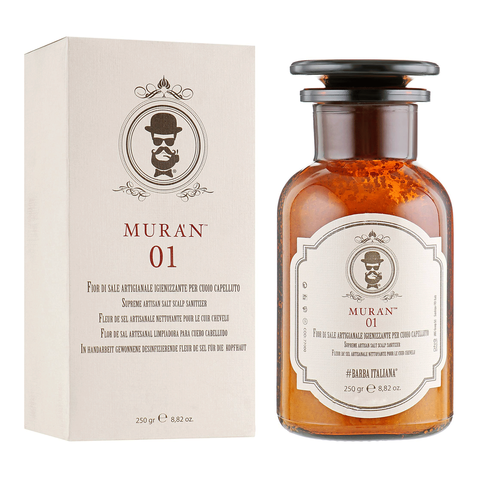 Barba Italiana Антисептична сіль для шкіри голови