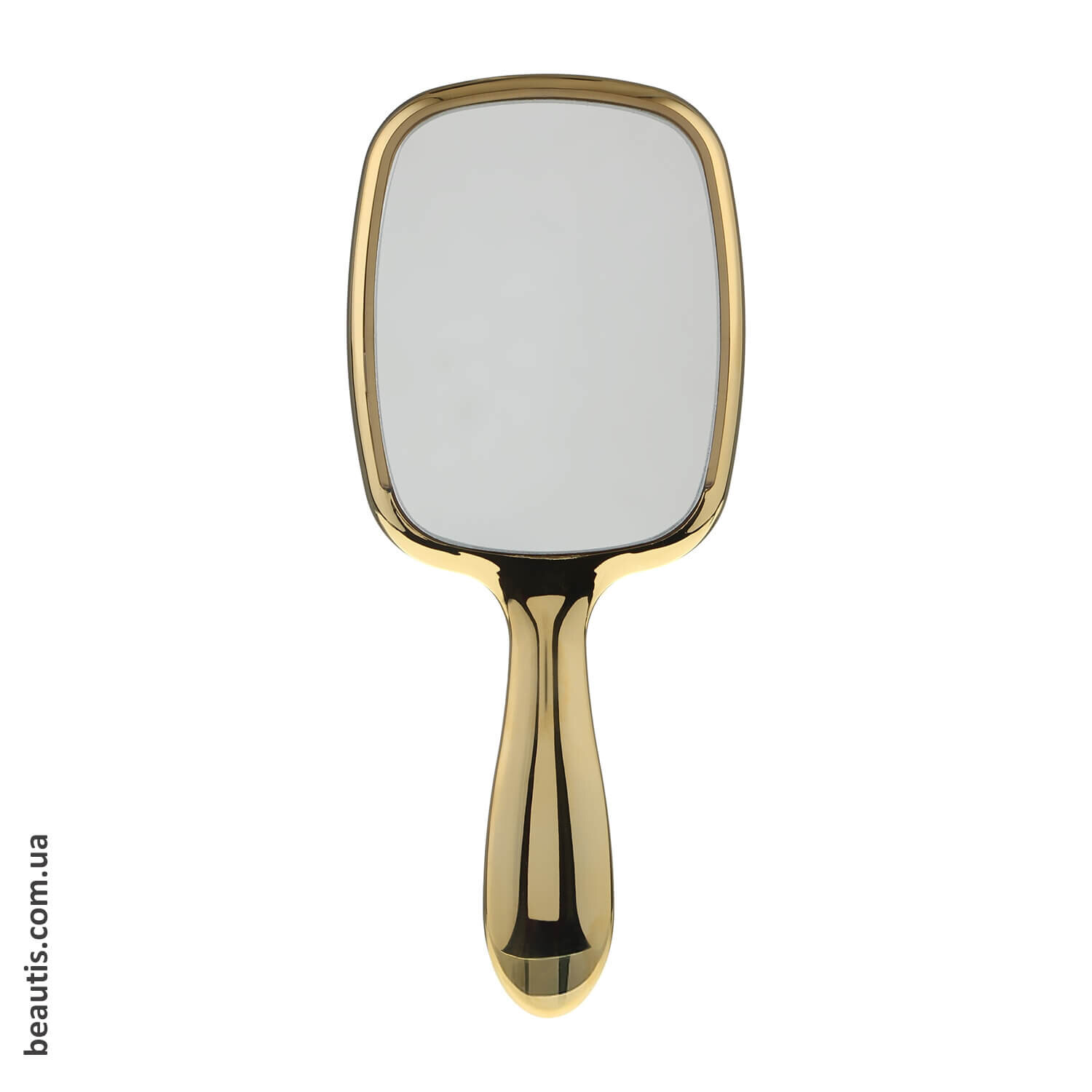 Гребінець золотий з дзеркалом Janeke Hairbrush With Mirror Gold