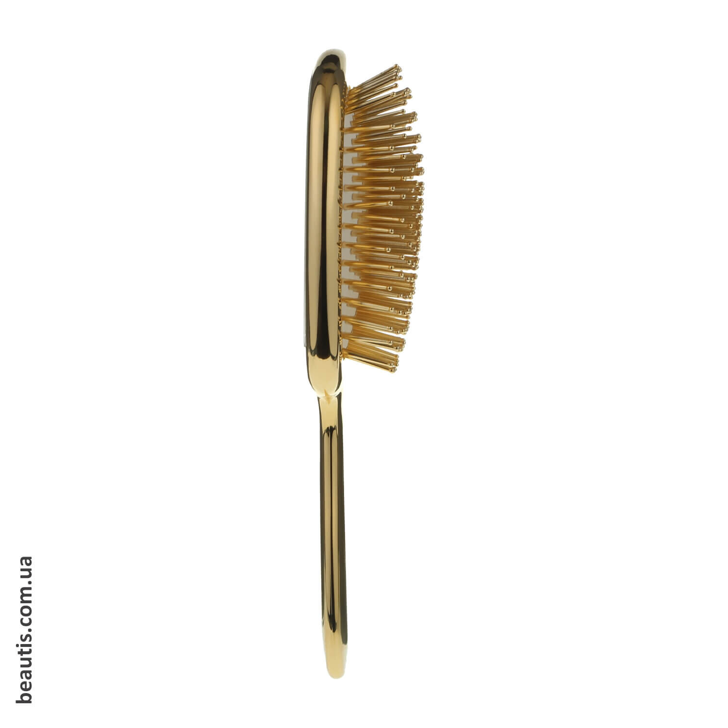 Гребінець золотий з дзеркалом Janeke Hairbrush With Mirror Gold