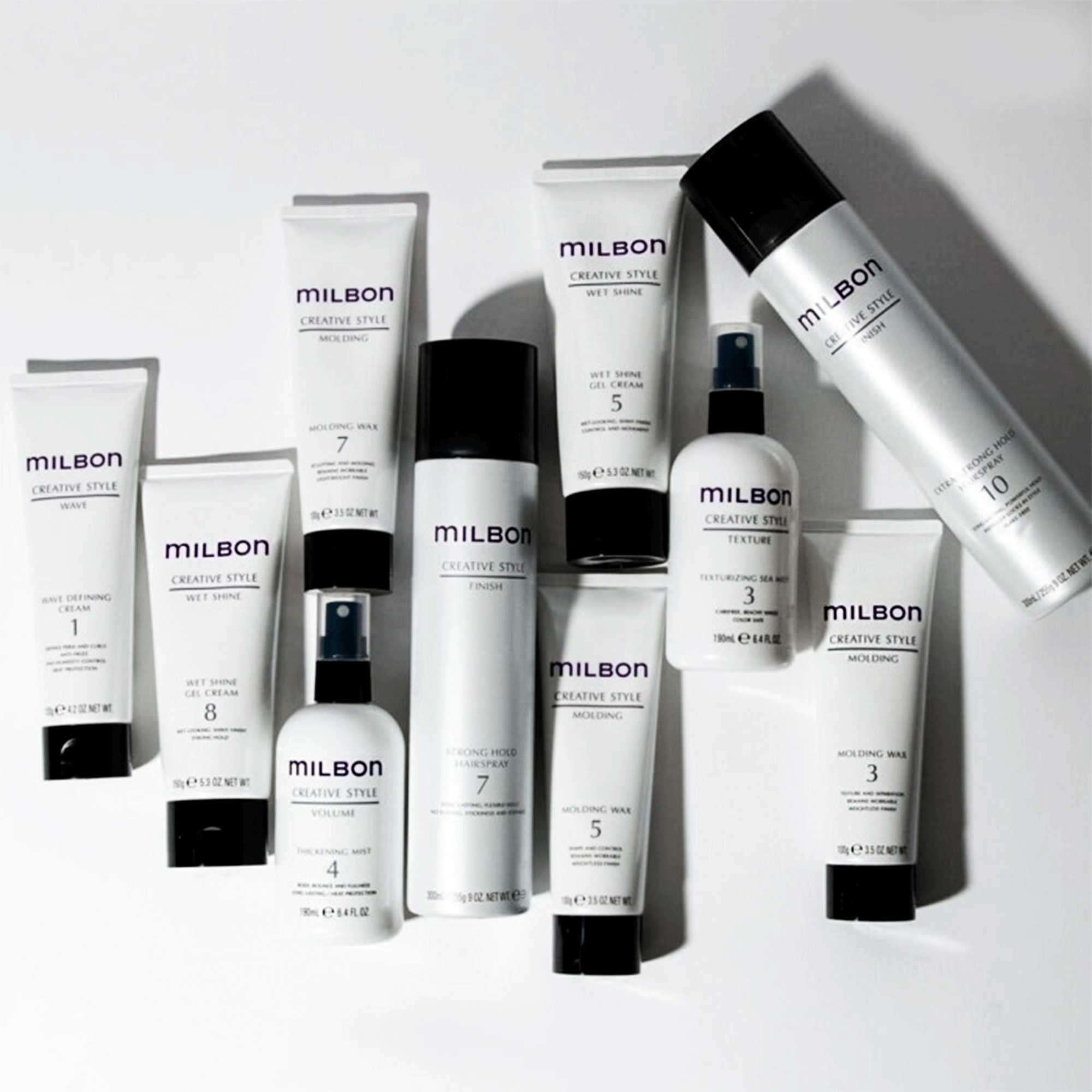 Лак для фіксації волосся Milbon Medium Hold Hairspray 6