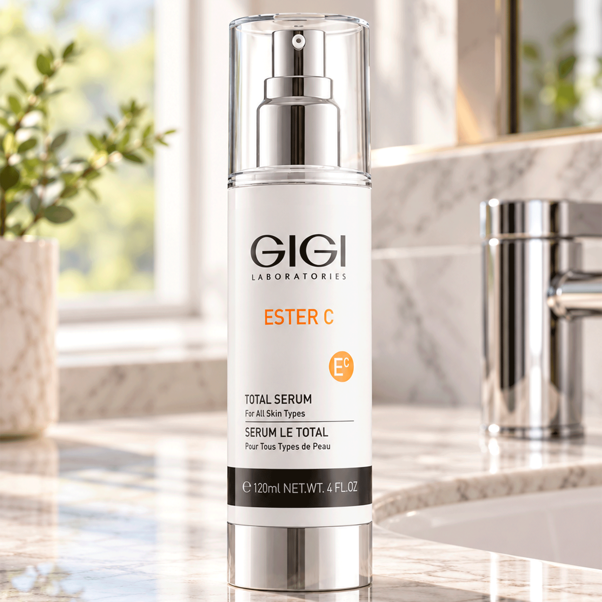 Увлажняющая сыворотка с эффектом освещения GIGI Ester C Total Serum
