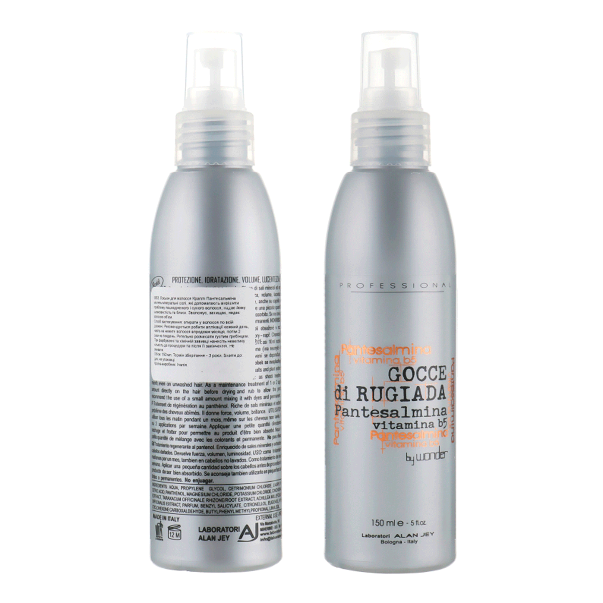 Тонік для волосся сильно зволожуючий з пантенолом Alan Jey Pantesalmina