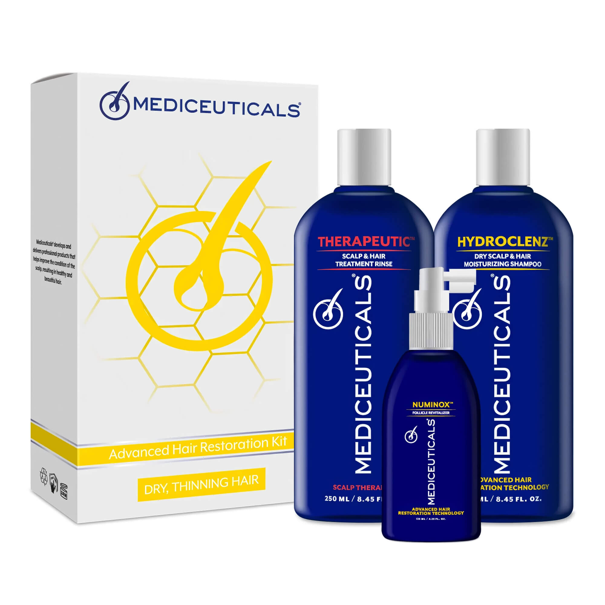 Mediceuticals Набір проти випадання та витончення волосся у чоловіків (для сухого волосся)