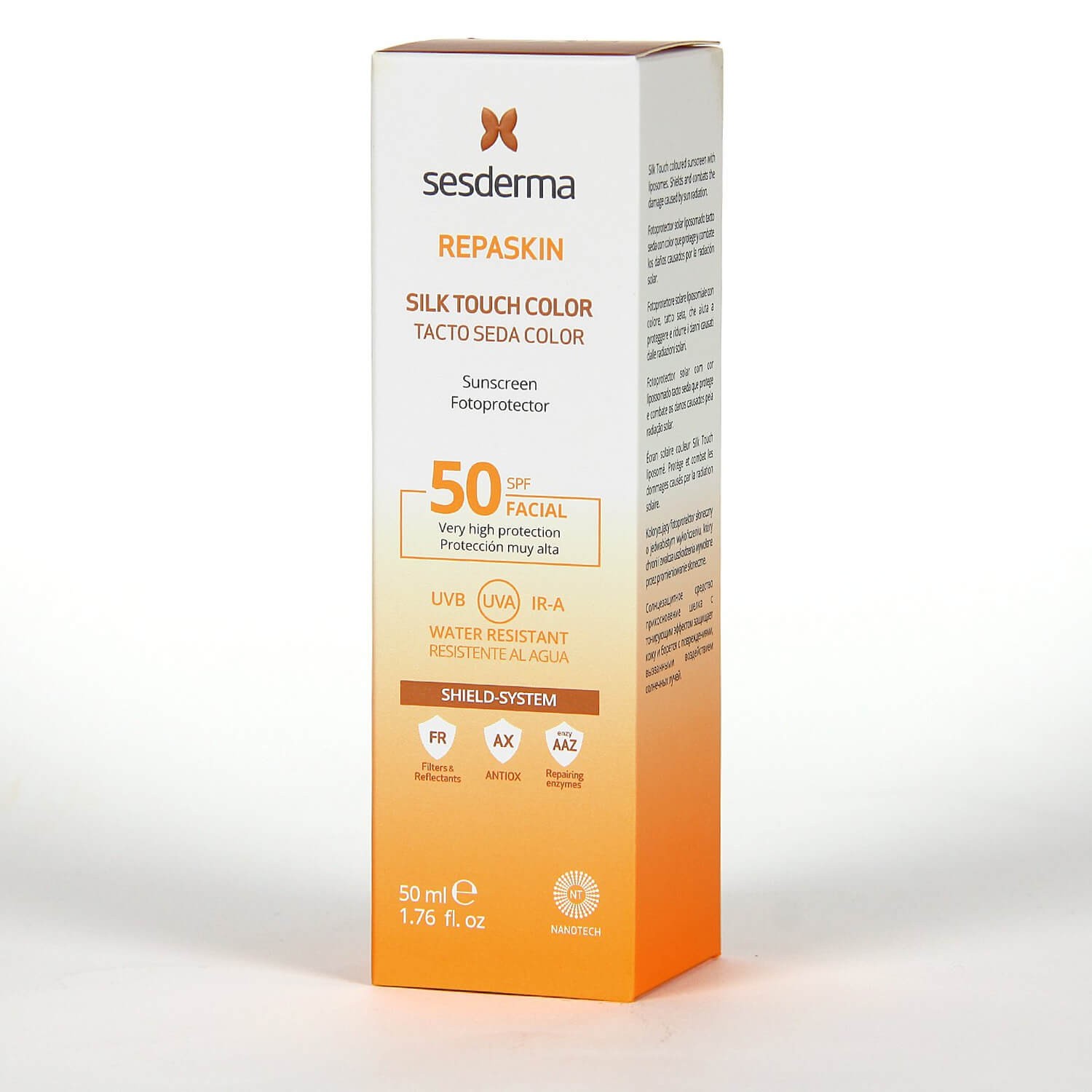sesderma repaskin silk touch spf 50 цена