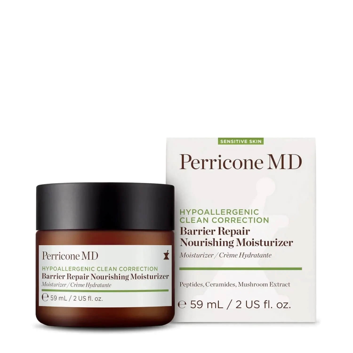Успокаивающий крем для чувствительной кожи Perricone MD Hypoallergenic Clean Correction Barrier Repair Nourishing Moisturizer 