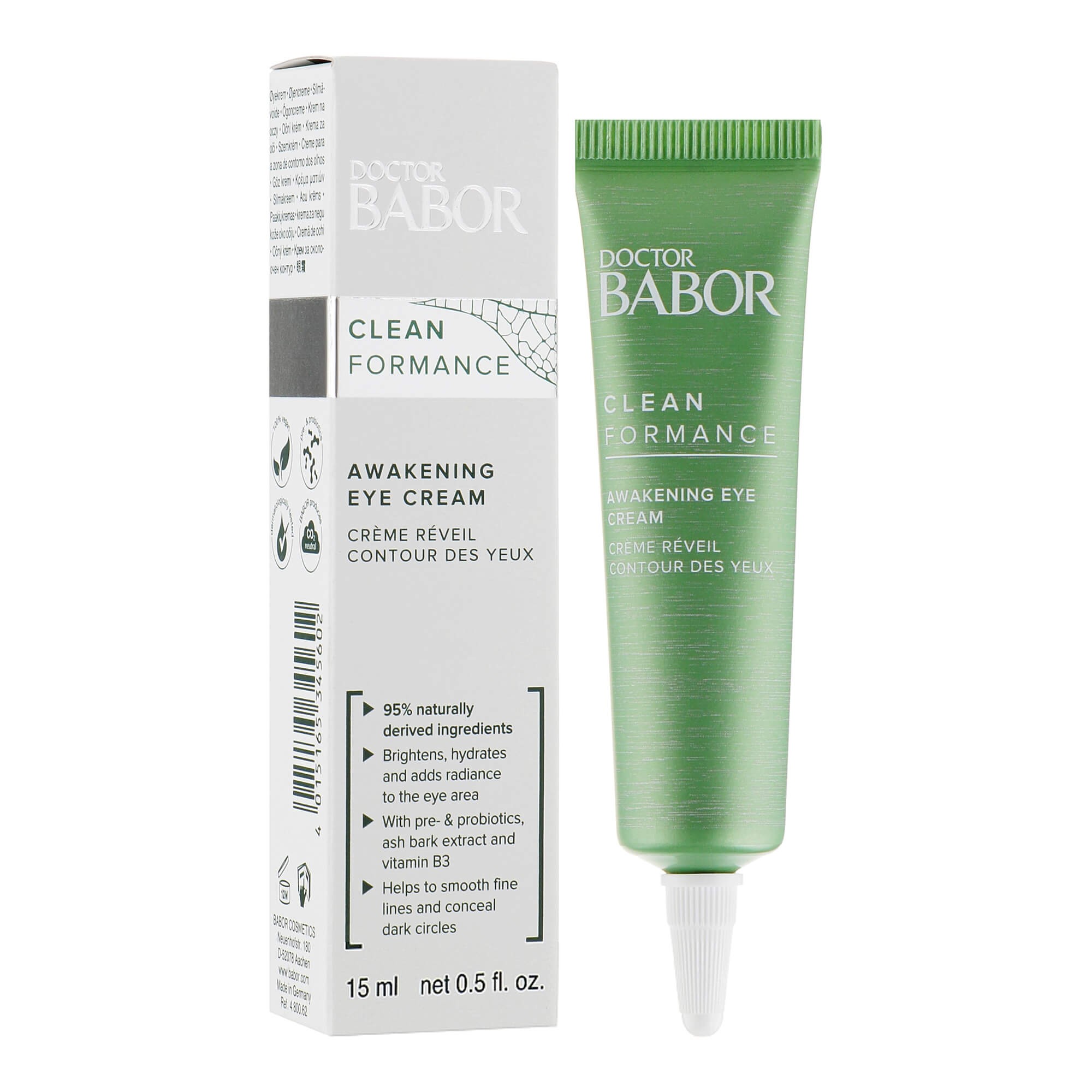 Ранковий крем для шкіри навколо очей Babor Doctor Clean Formance Awakening Eye Cream