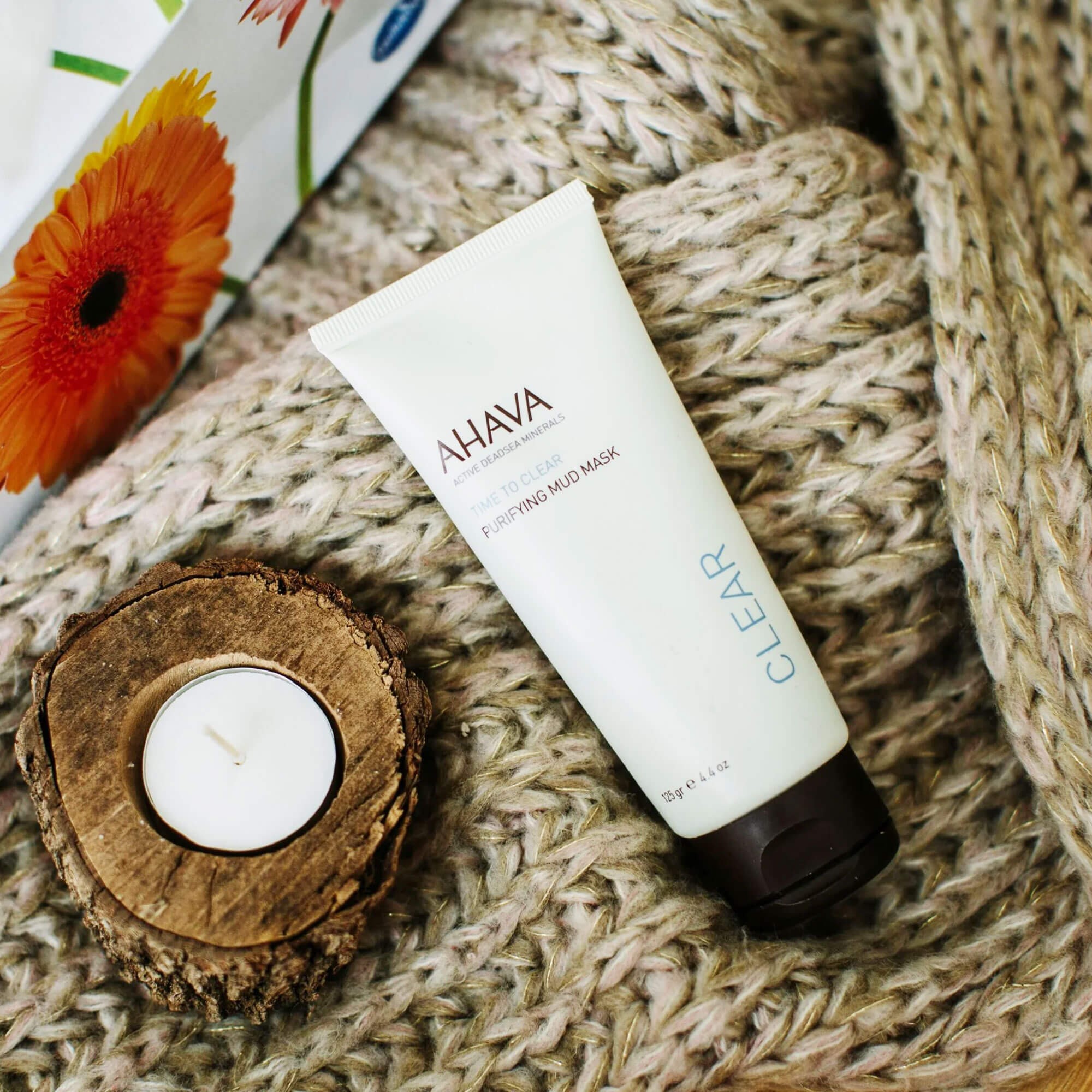 ahava time to clear purifying mud mask киев