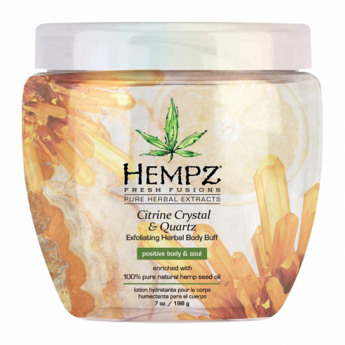 Скраб для тіла Кварц та Цитрус Hempz Fresh Fusions Citrine Crystal And Quartz Herbal Body Buff