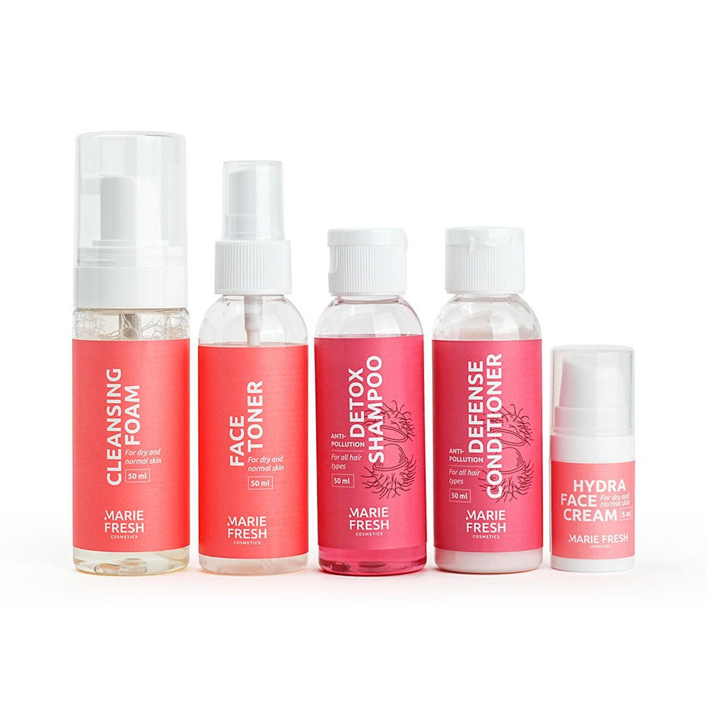 Marie Fresh Cosmetics Travel Set For Normal Skin - Дорожній набір для нормальної шкіри