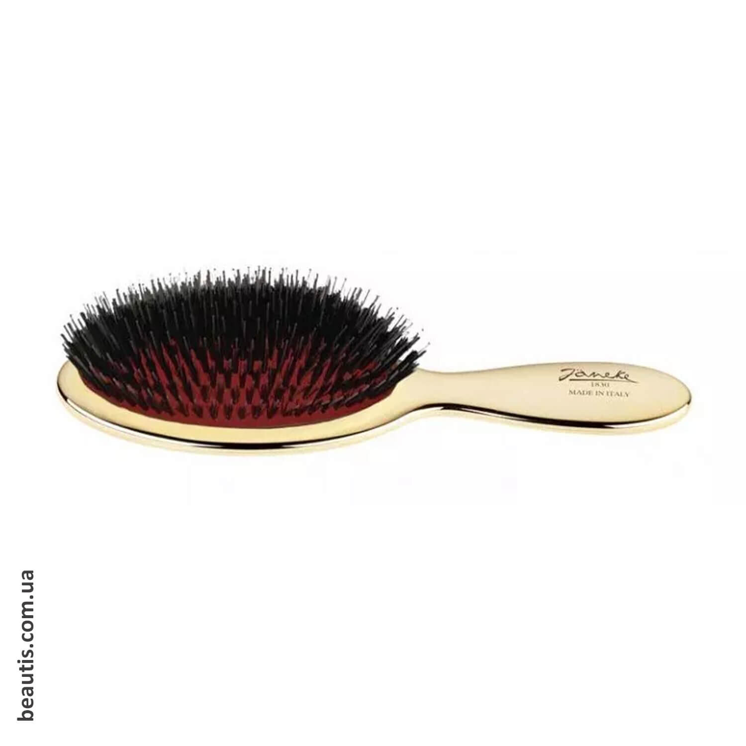Гребінець із щетиною кабана та нейлоном Janeke Brush With Bristles and Nylon M 