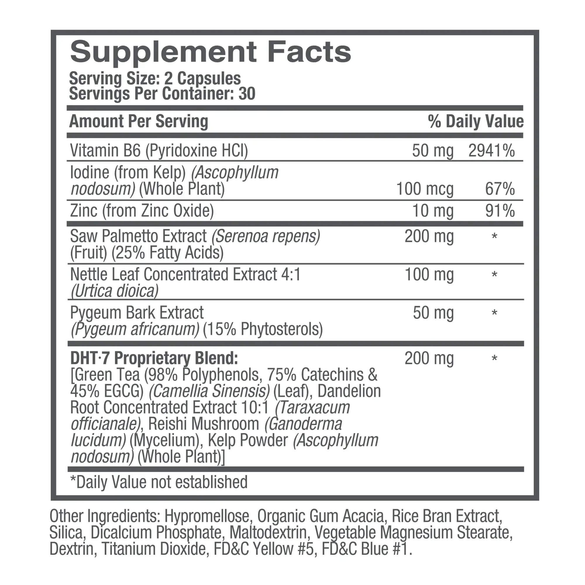 Диетическая добавка – блокатор ДГТ Bosley MD DHT Blocking Supplements