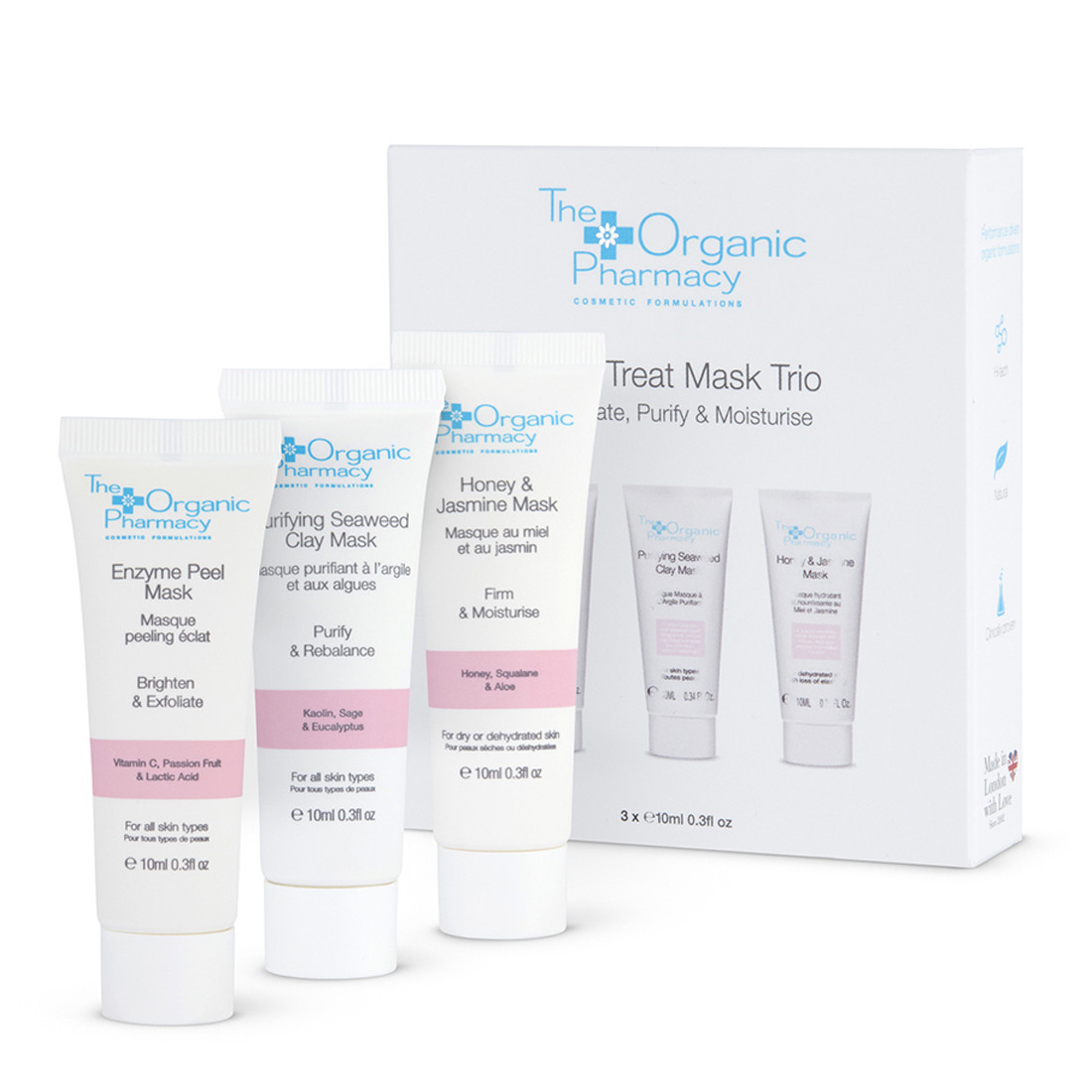 Косметический набор The Organic Pharmacy Skin Treat Mask Trio