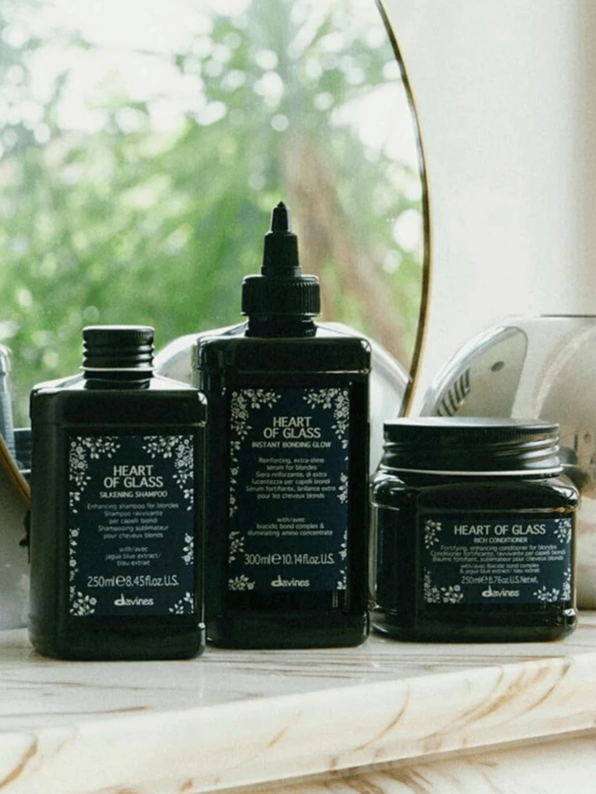 Сыворотка для волос Davines Heart of Glass Instant Bonding Glow