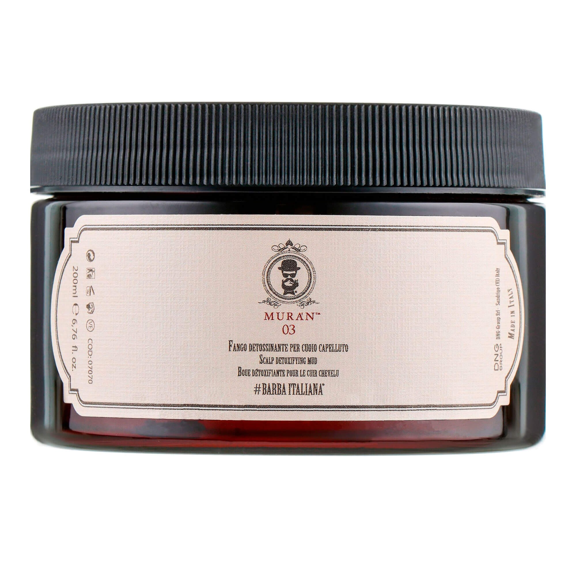 Глина для детоксикації шкіри голови Barba Italiana Muran 03