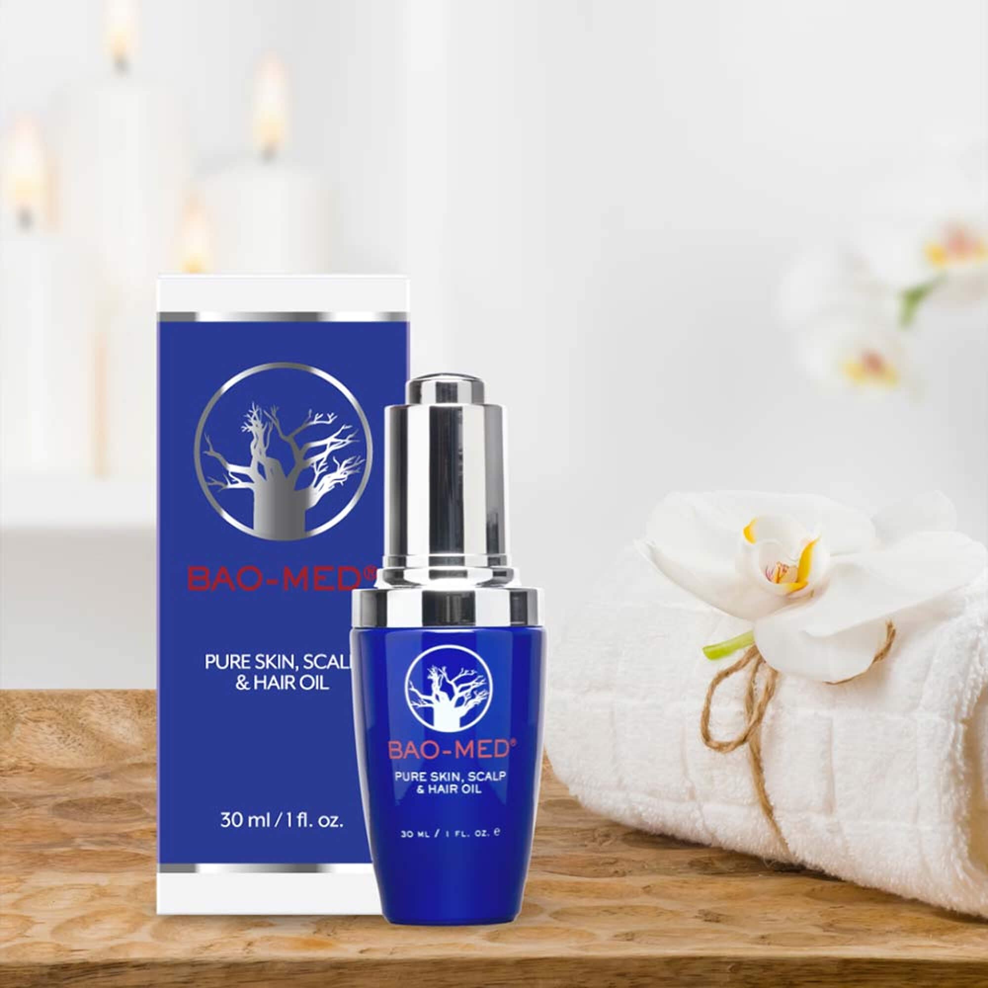 Масло для кожи, волос и скальпа BAO-Med Pure Skin Scalp & Hair Oil 