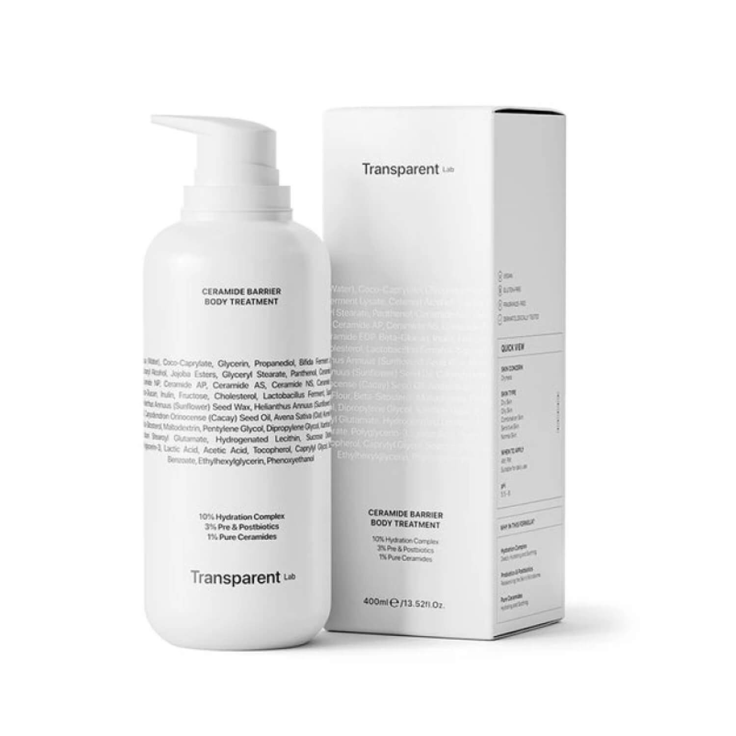 transparent lab ceramide barrier body treatment цена