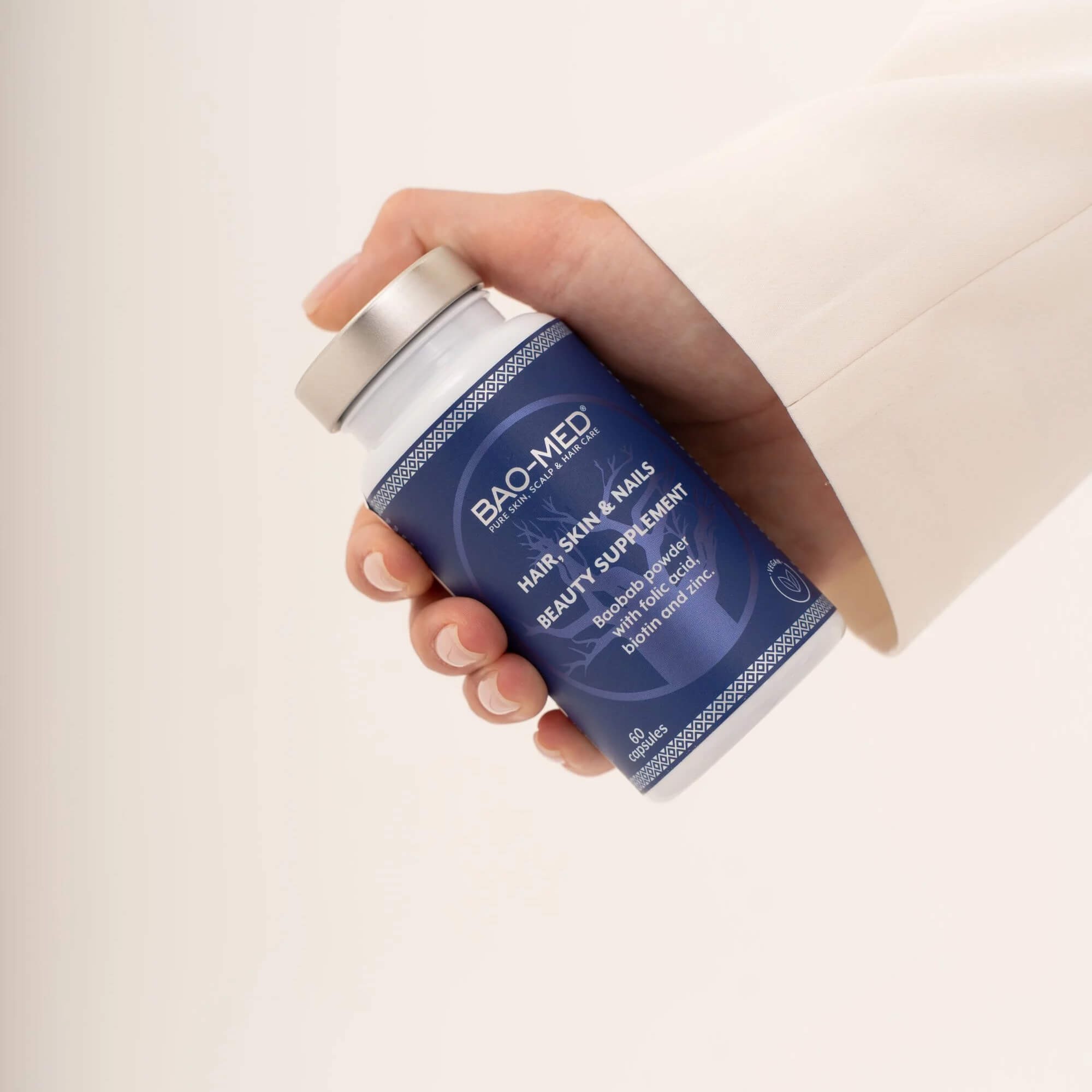 Диетическая добавка для волос, кожи и ногтей BAO-Med Food Supplement Hair Skin & Nails