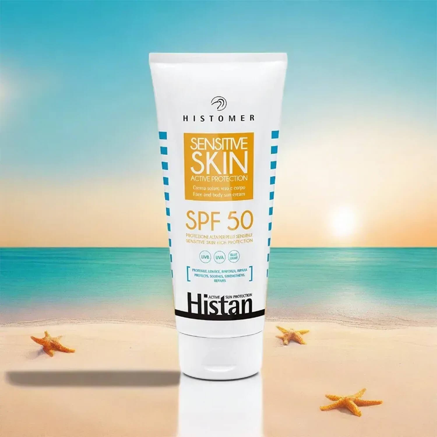 Крем для чувствительной кожи лица и тела Histomer Histan Sensitive Skin After Sun Face & Body