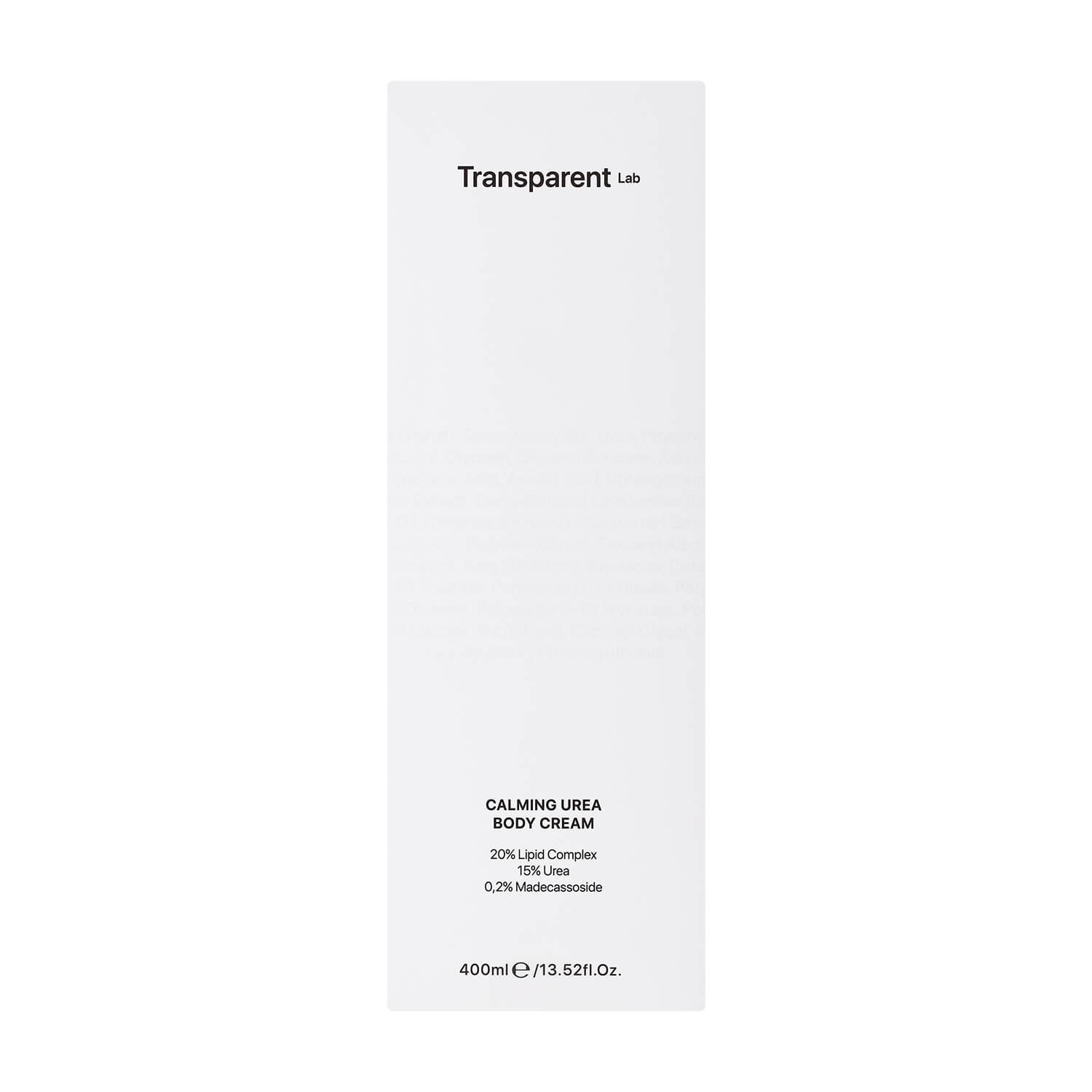 transparent lab calming urea body lotion купить