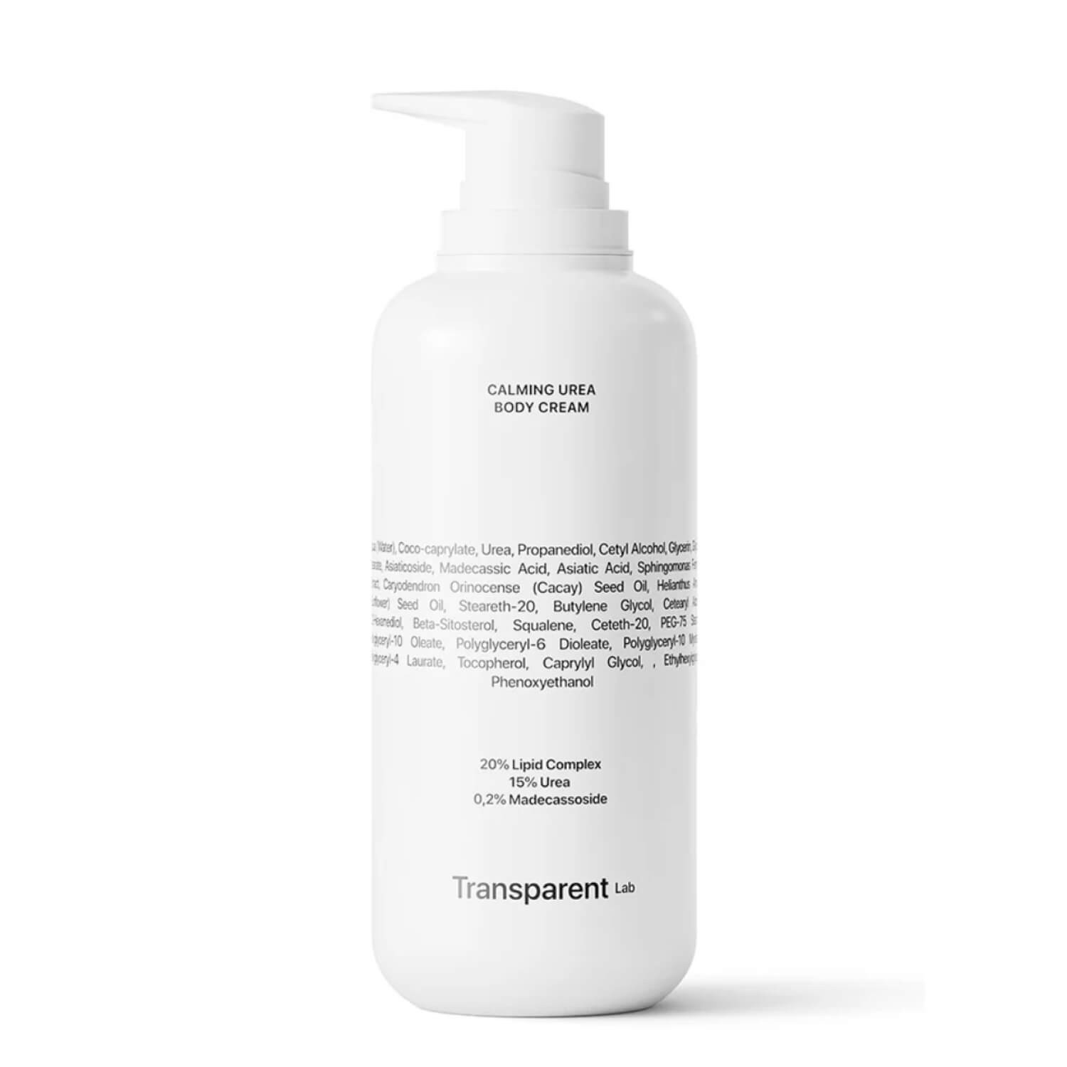Transparent Lab Успокаивающий крем для тела с мочевиной