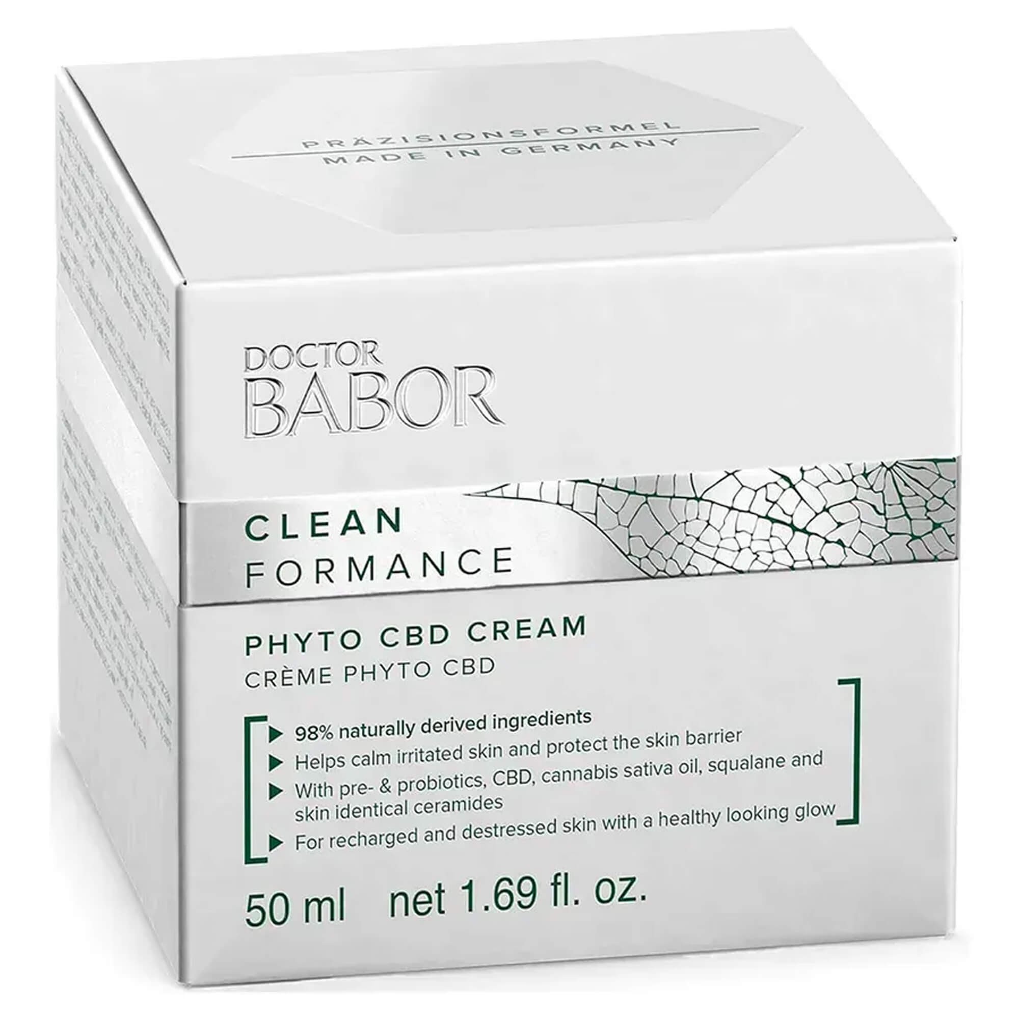 Заспокійливий релакс-крем для обличчя Babor Doctor Clean Formance Phyto CBD Cream