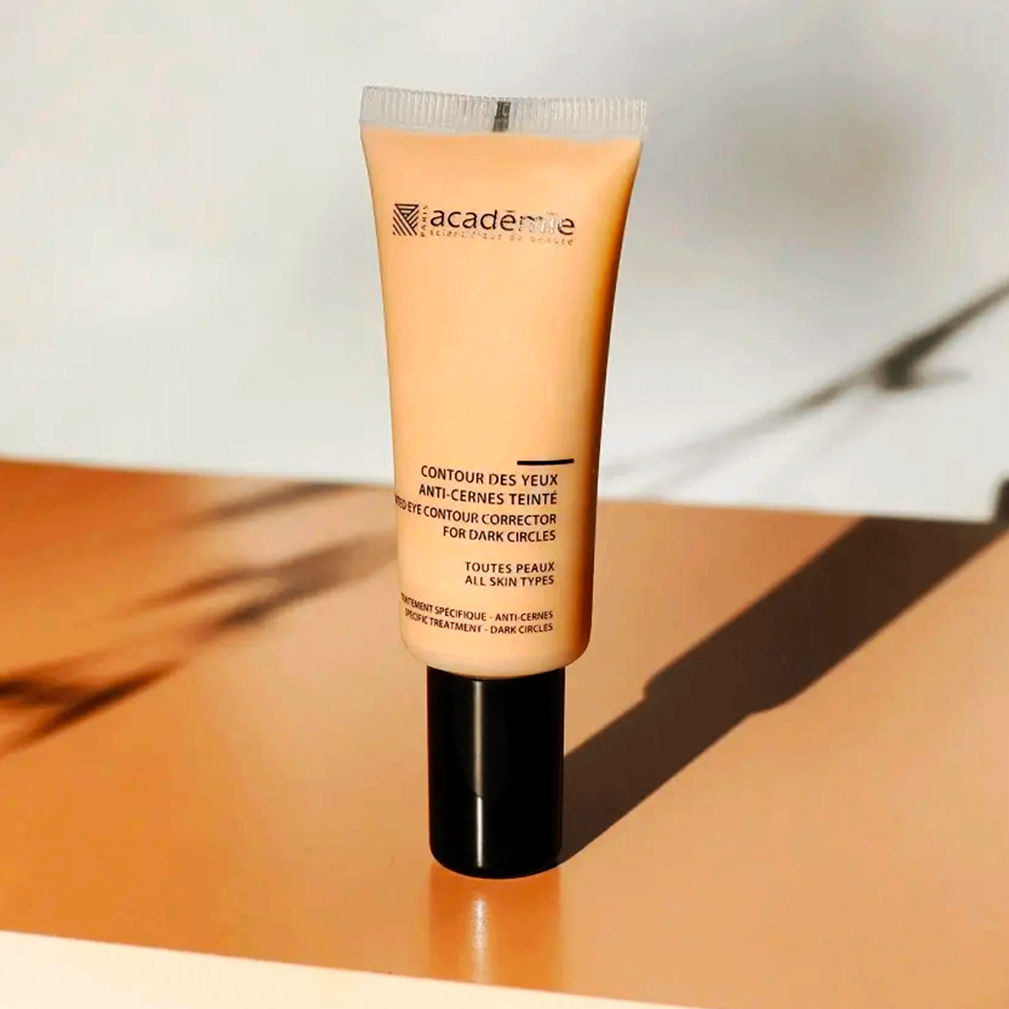 Крем-коректор проти темних кіл навколо очей Academie Visage Tinted Eye Contour Corrector For Dark Circles