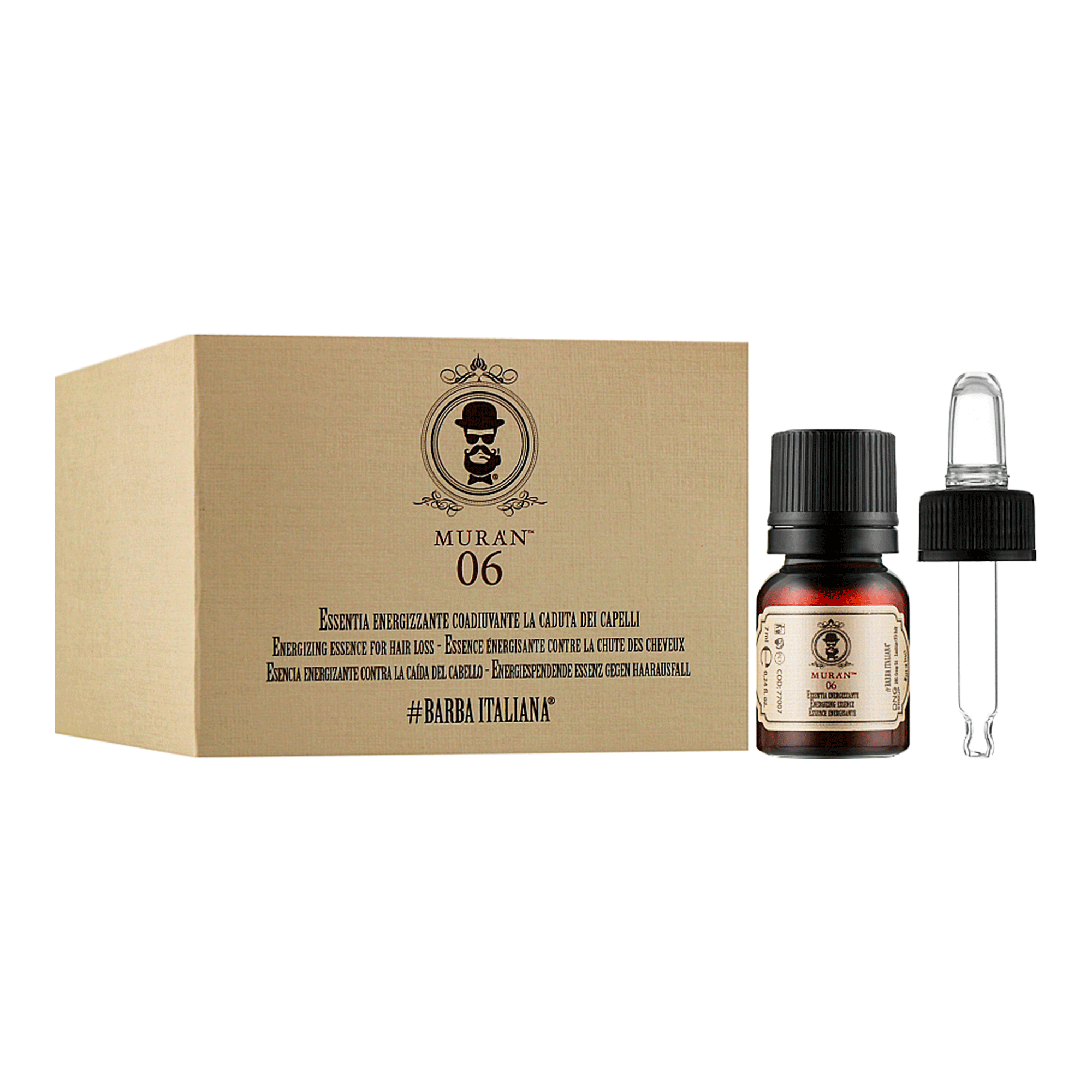 Енергетичний екстракт проти випадіння волосся Barba Italiana Muran 06