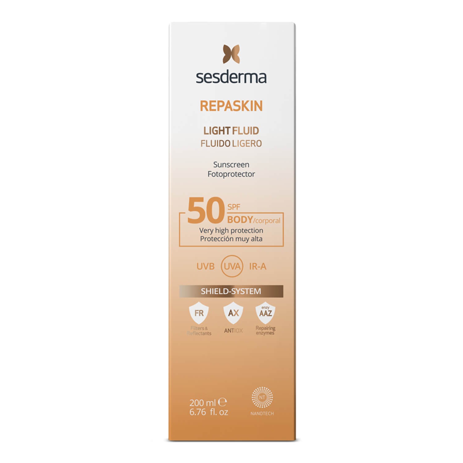 Sesderma Repaskin Light Fluid Body Sunscreen SPF 50 купить