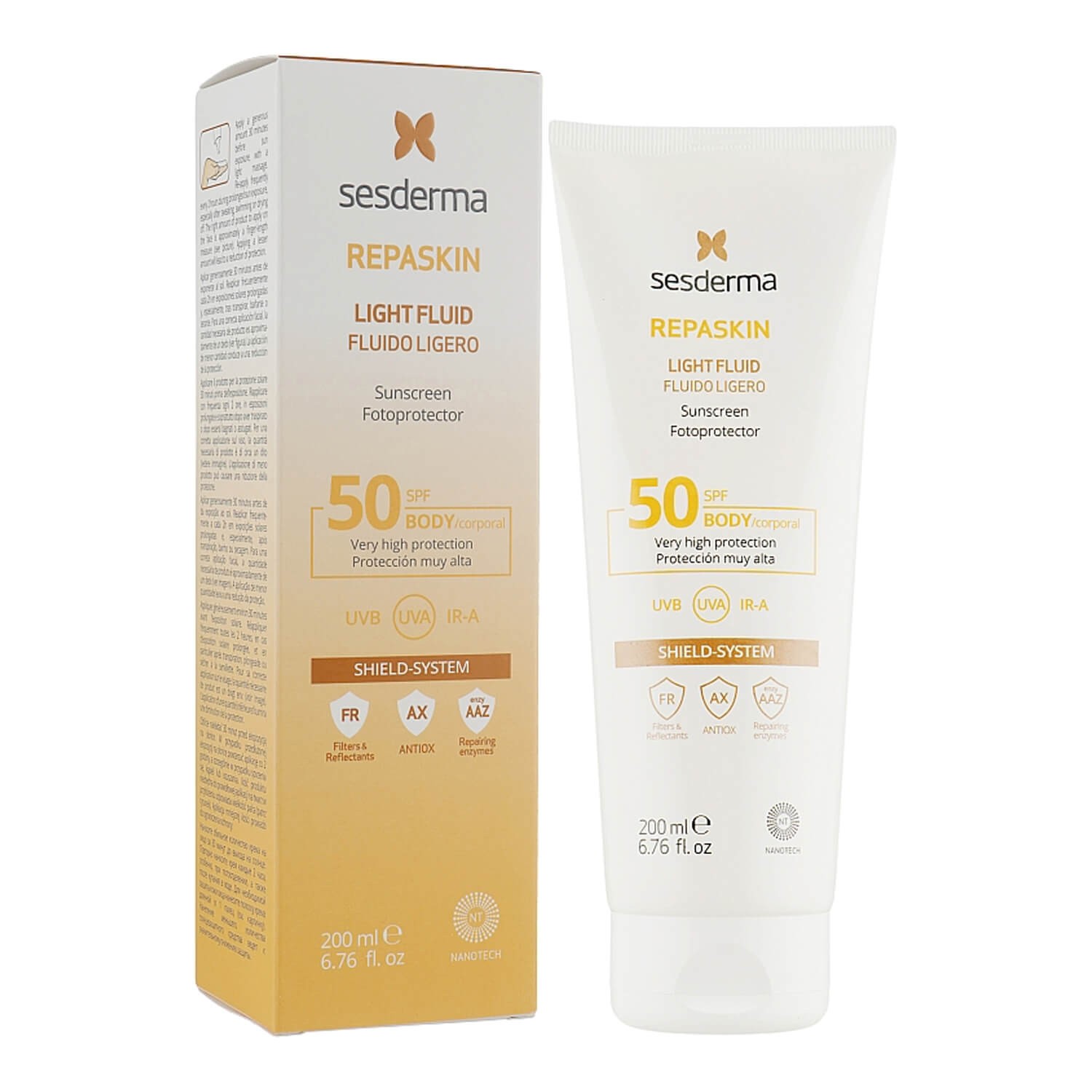 Sesderma Repaskin Light Fluid Body Sunscreen SPF 50 Киев
