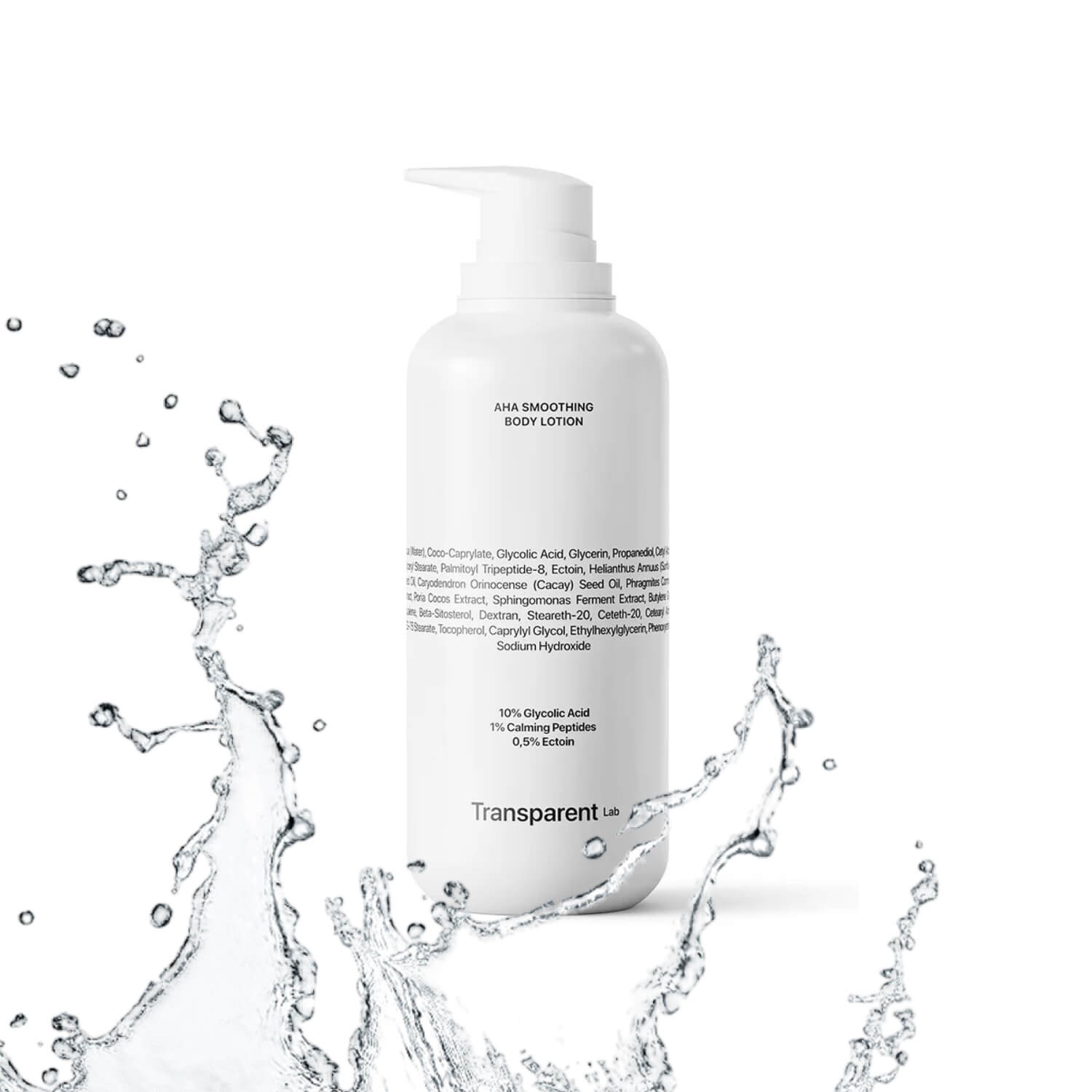 transparent lab aha smoothing body lotion цена