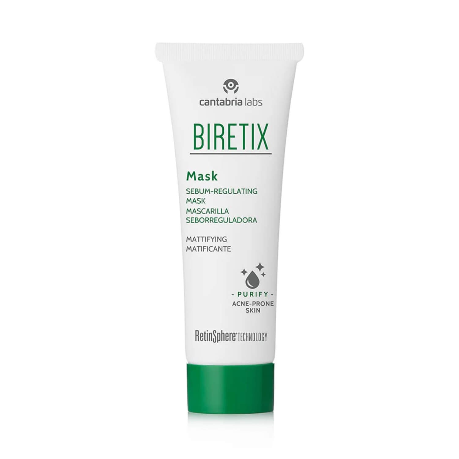 Себорегулююча маска від акне Cantabria Labs Biretix Mask Sebum Regulating
