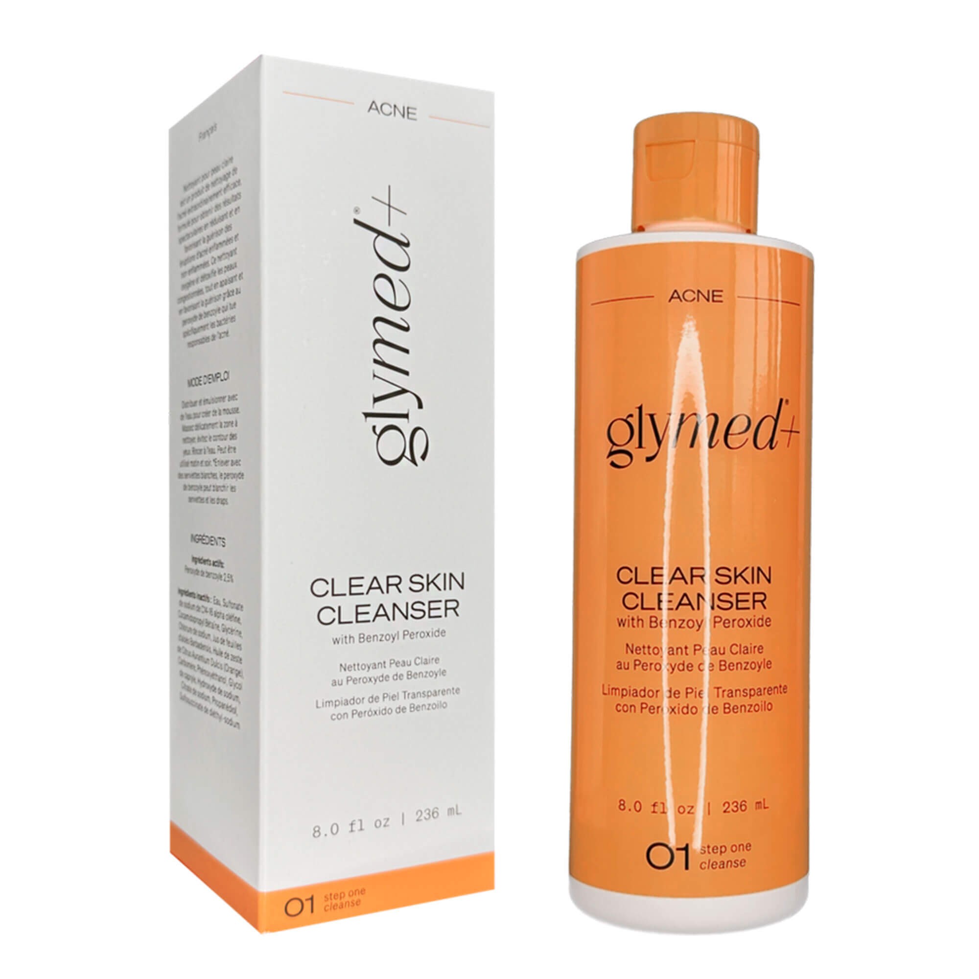 Glymed Plus Clear Skin Cleanser with Benzoyl Peroxide цена