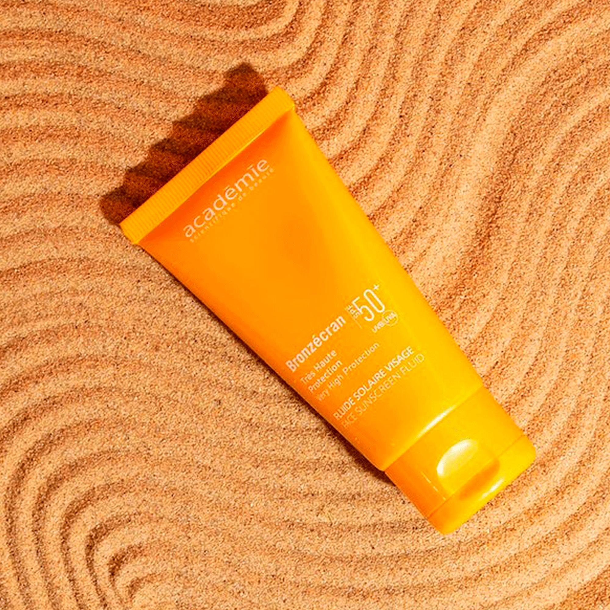 Cонцезахистний флюїд для обличчя UVA/UVB SPF 50+ Academie Academie Bronzecran Face Sunscreen Fluid SPF 50+