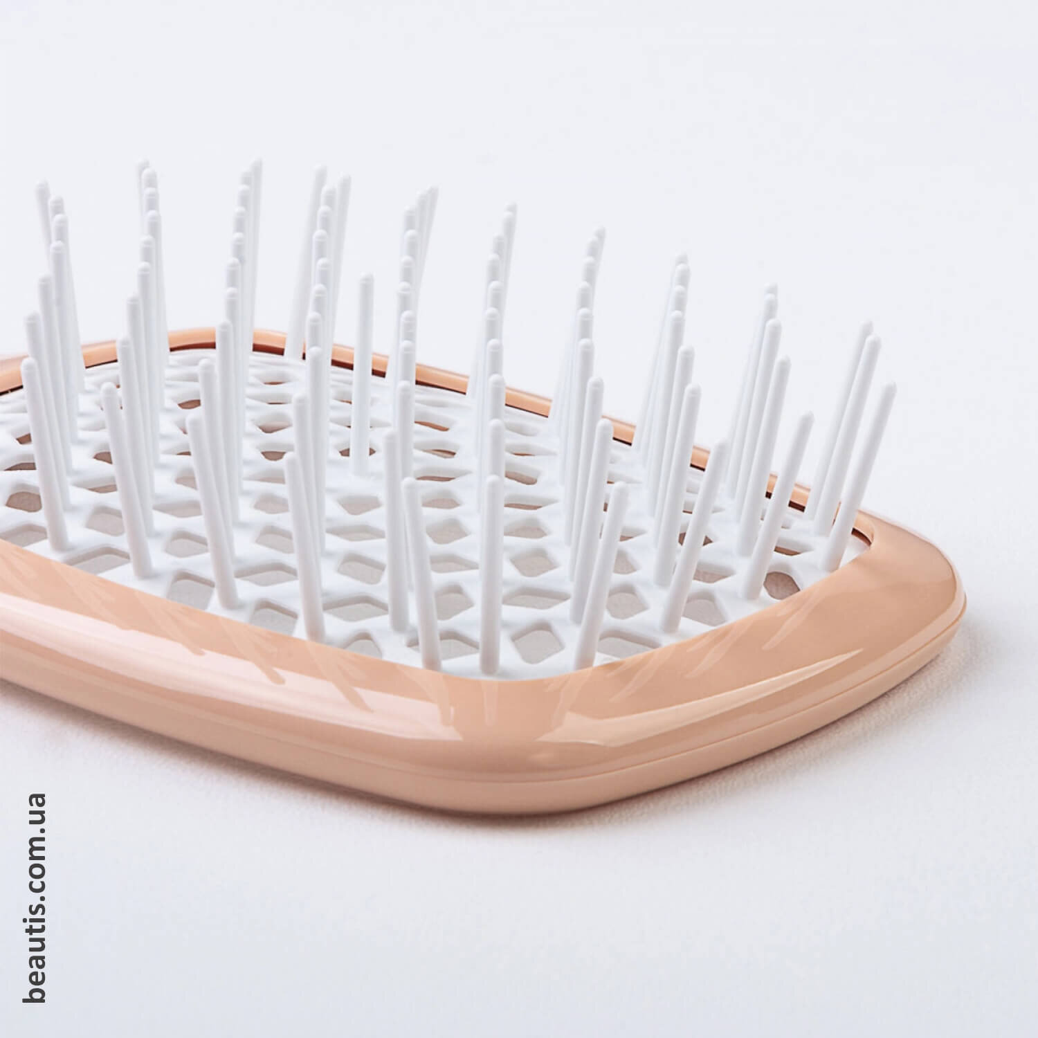 Гребінець персиковий з білим Janeke Superbrush Standart Peach