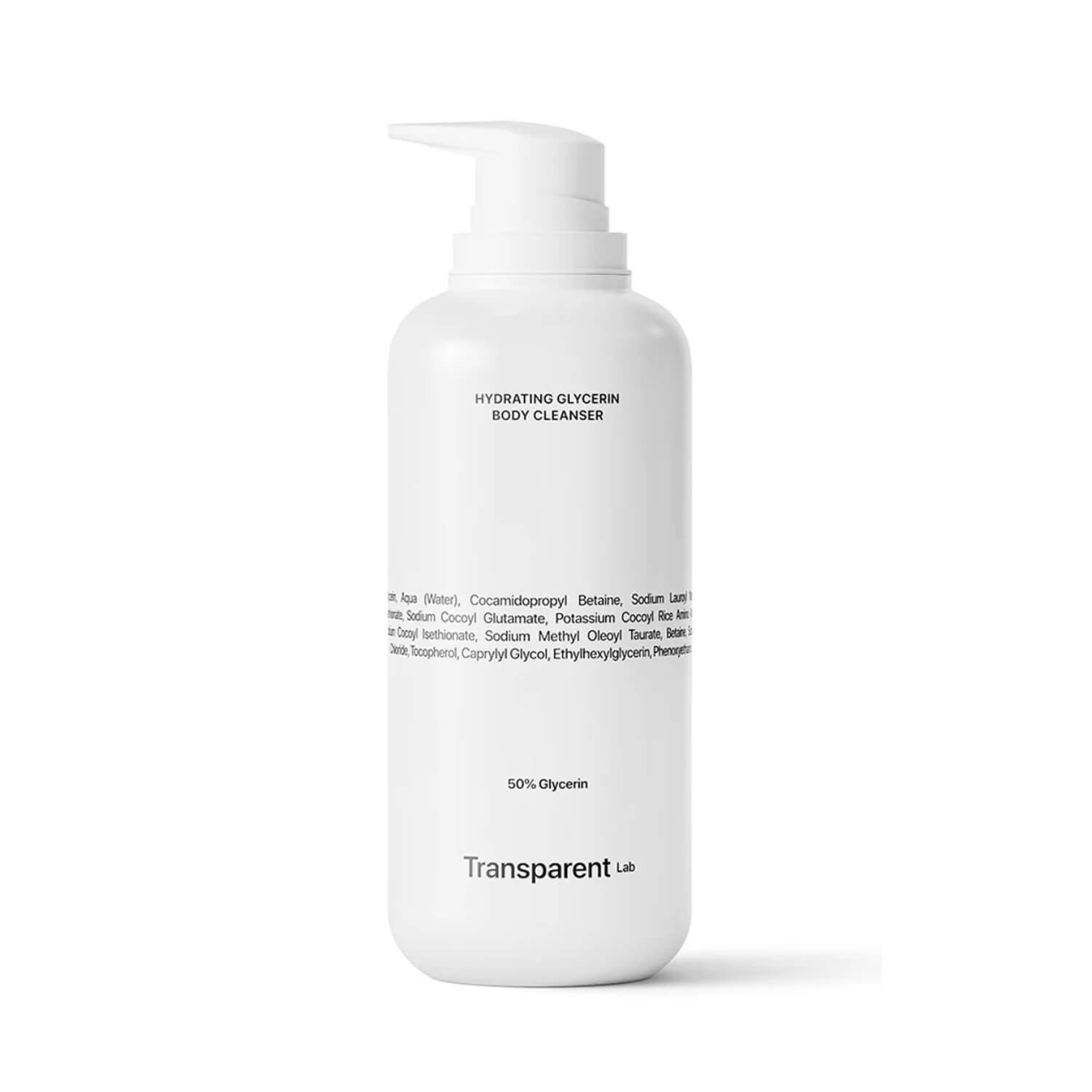 transparent lab hydrating glycerin body cleanser Украина